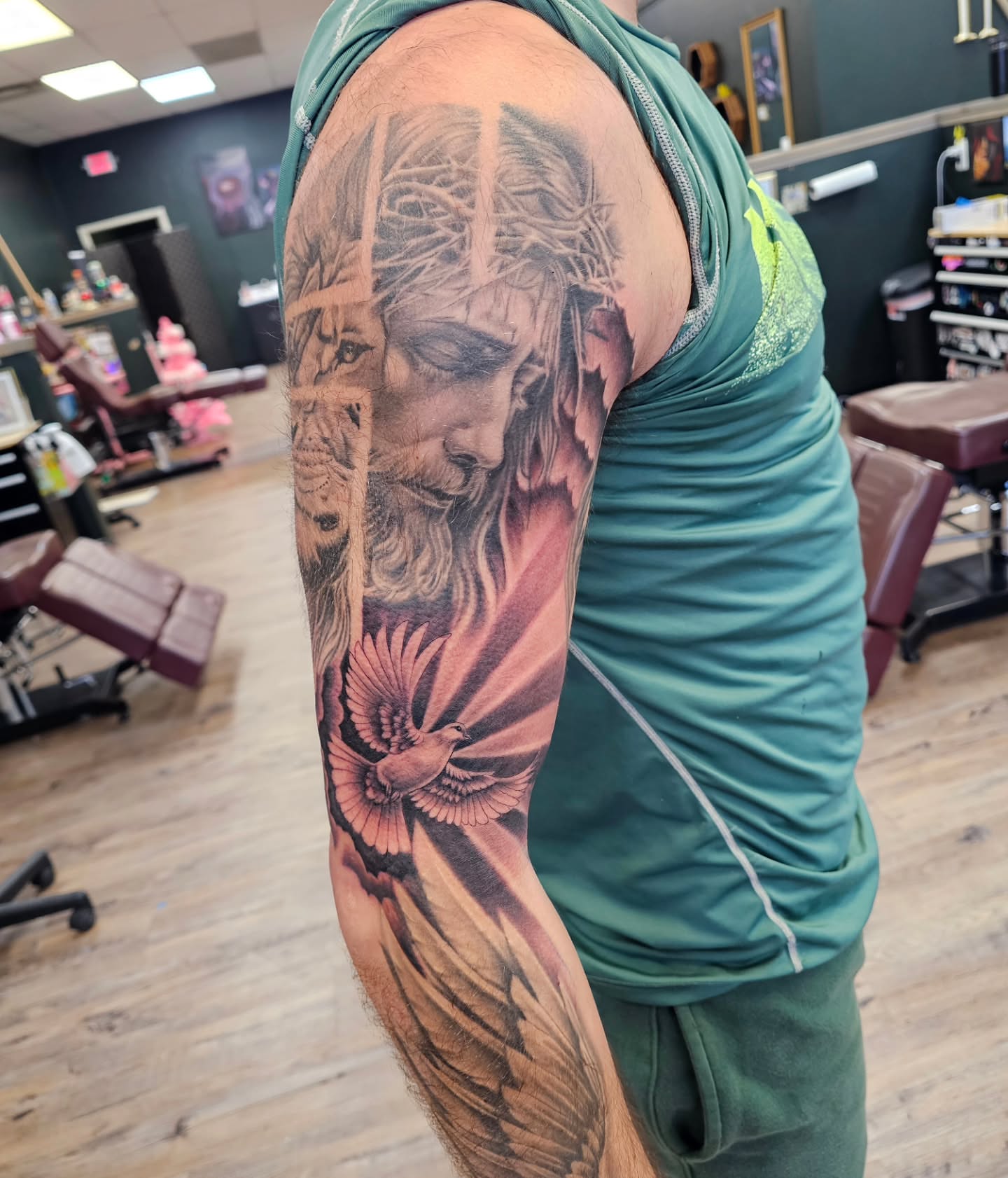 Tattoo by @indeedilly — realism, black_and_grey