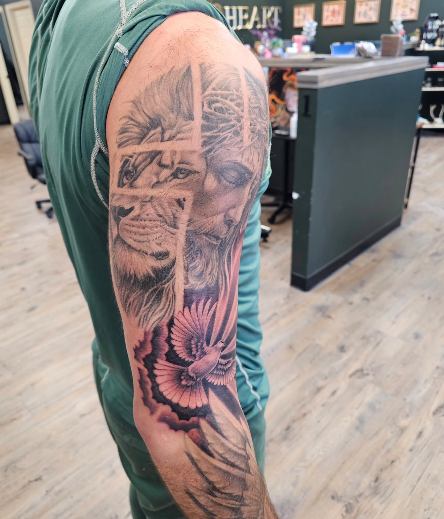Tattoo by @indeedilly — realism, black_and_grey