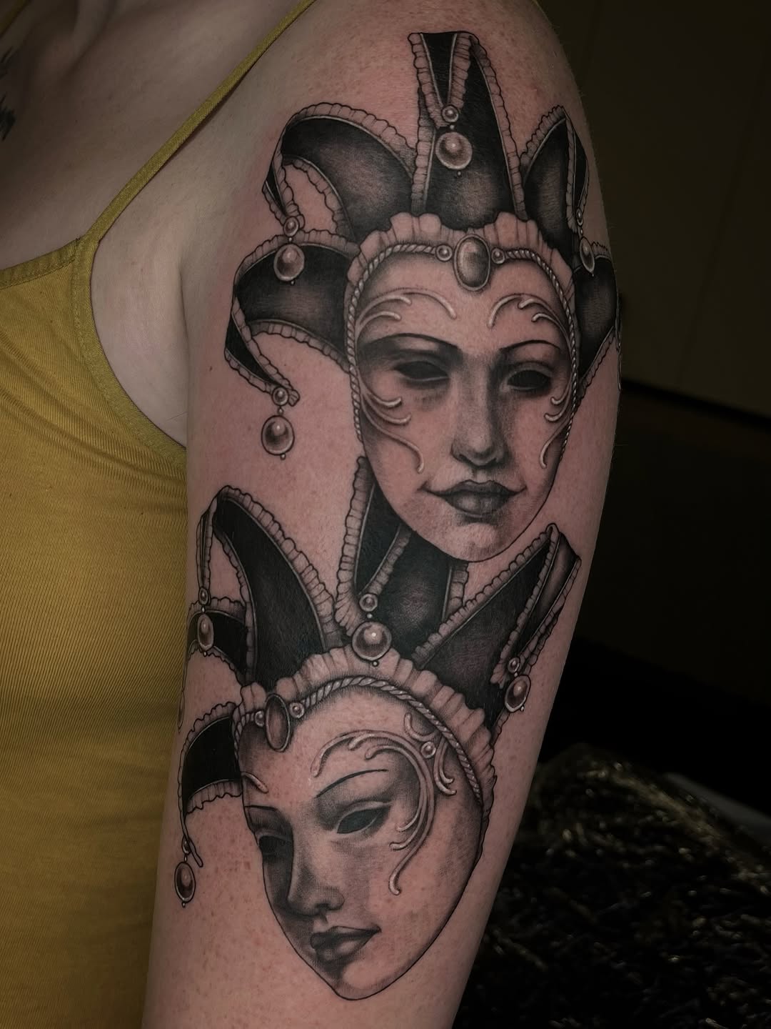 Tattoo by @mylajanetattoos — realism, black_and_grey