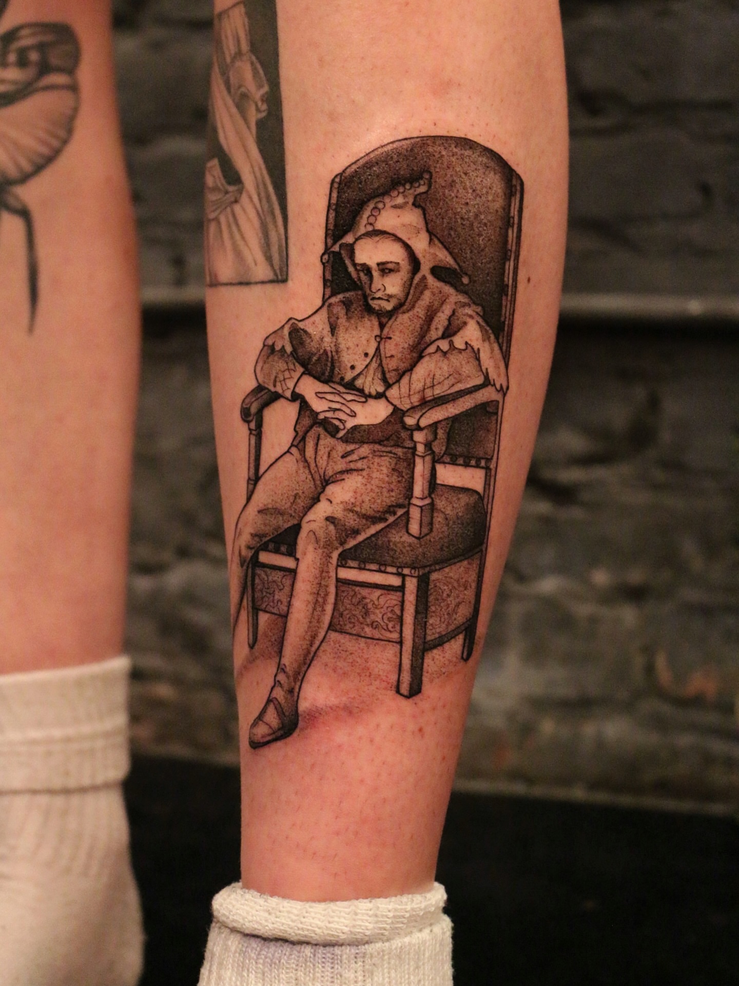 Tattoo by @summerbee_tattoo — black_and_grey