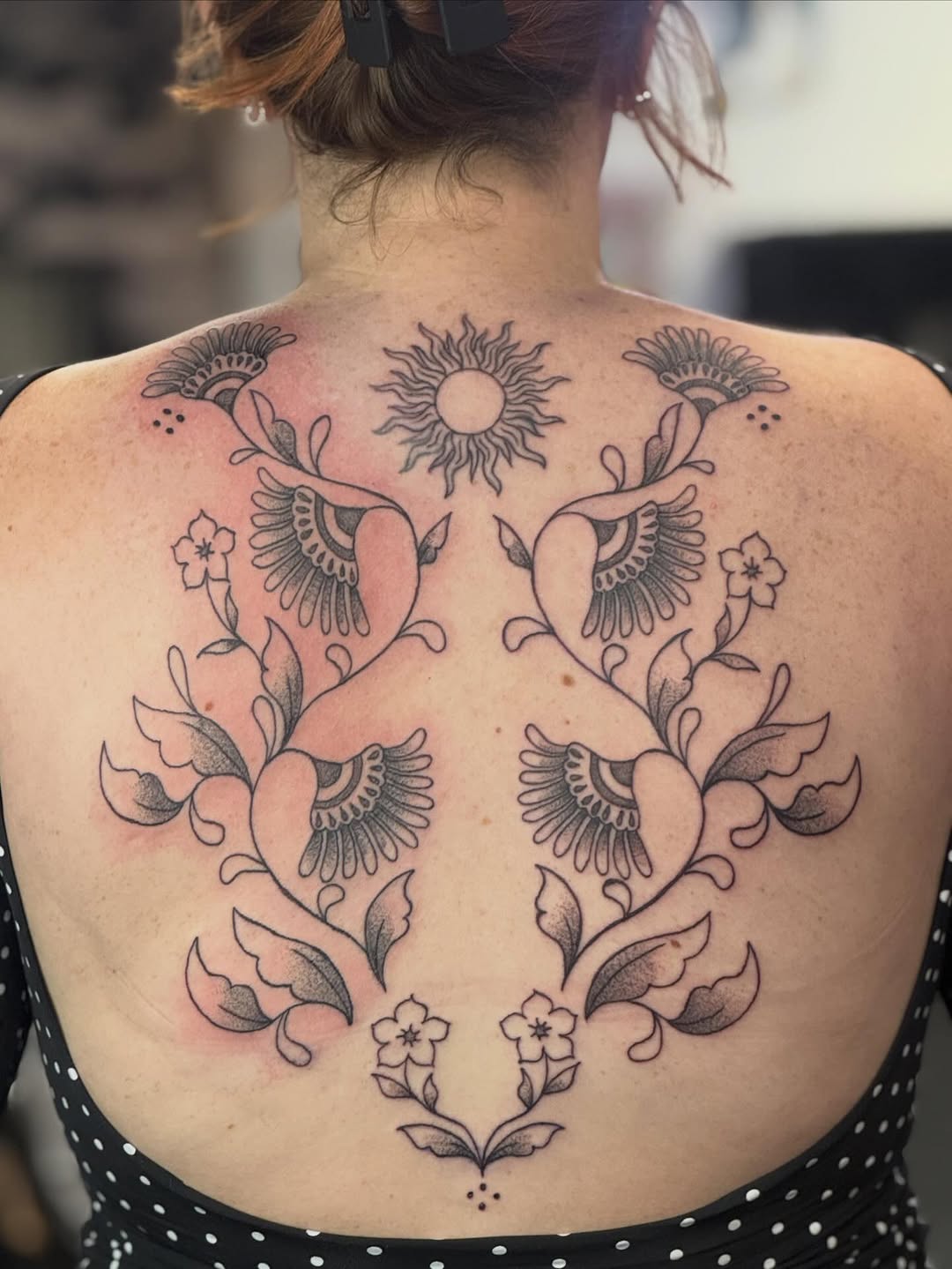 Tattoo by @marissa_tattoos — black_and_grey, ornamental