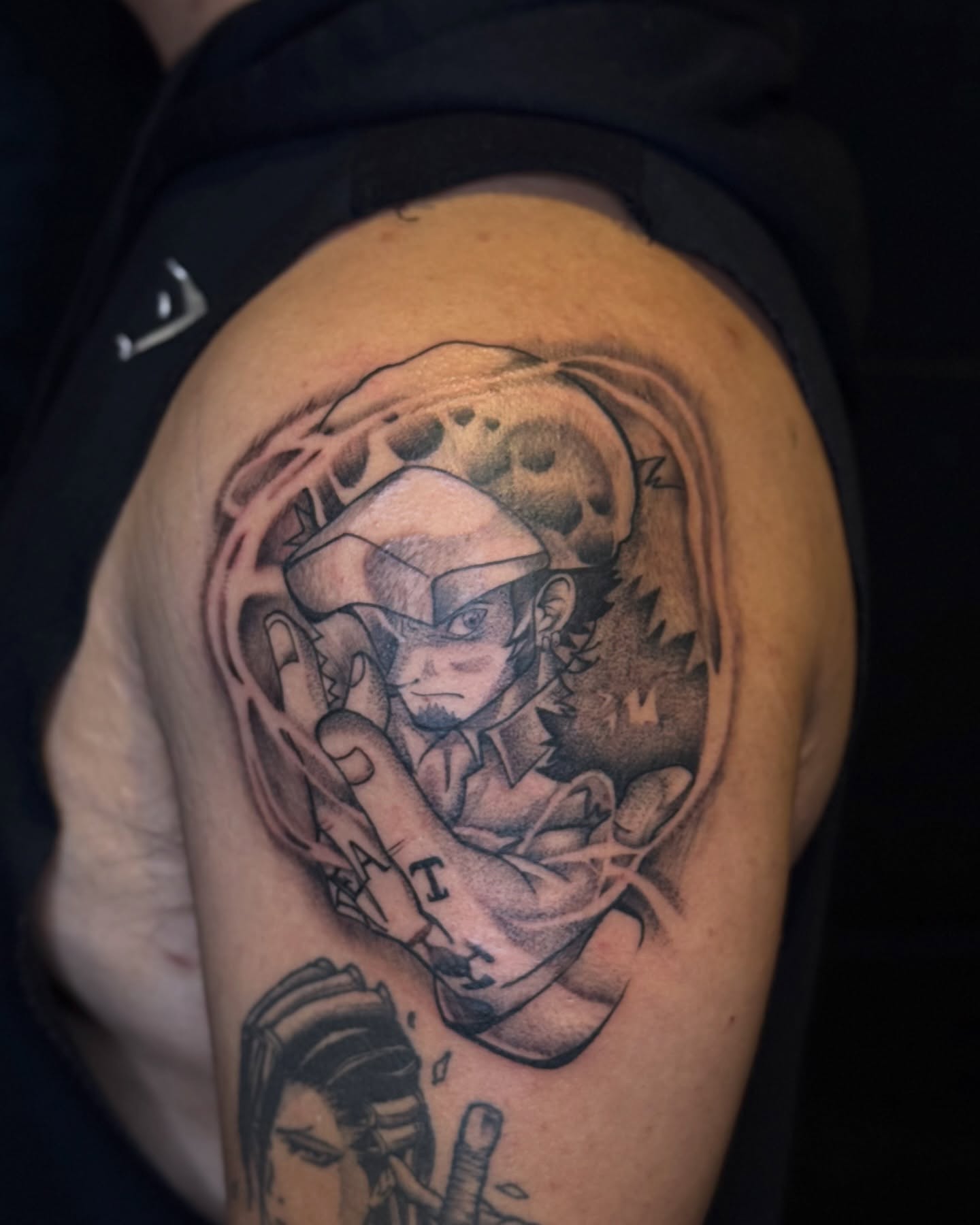 Tattoo by @majinmish — anime