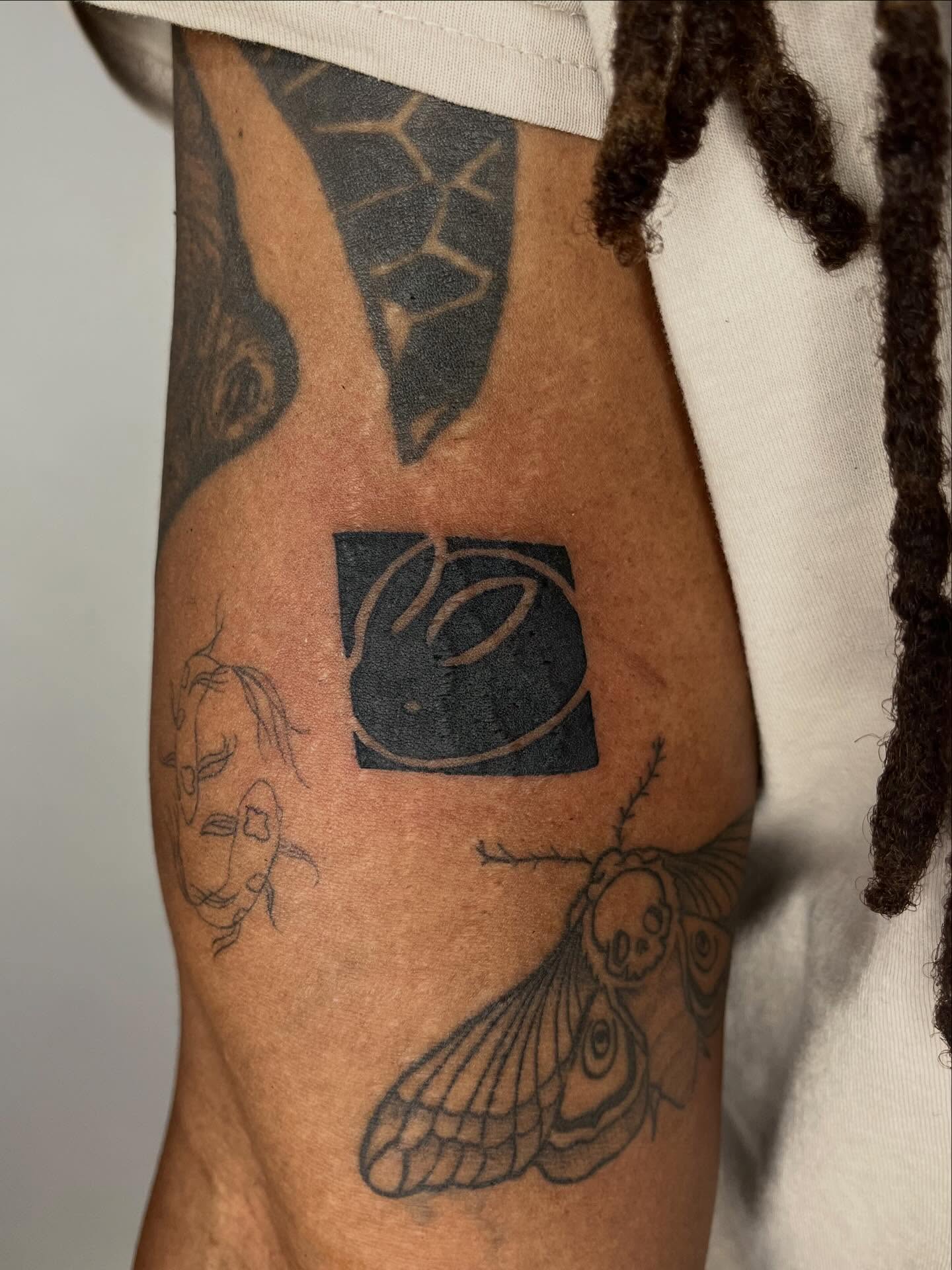 Tattoo by @soupbody — black_and_grey