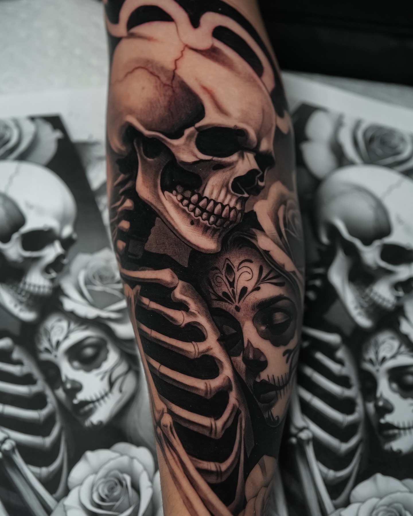 Tattoo by @inkbyjavi — realism, dark_realism