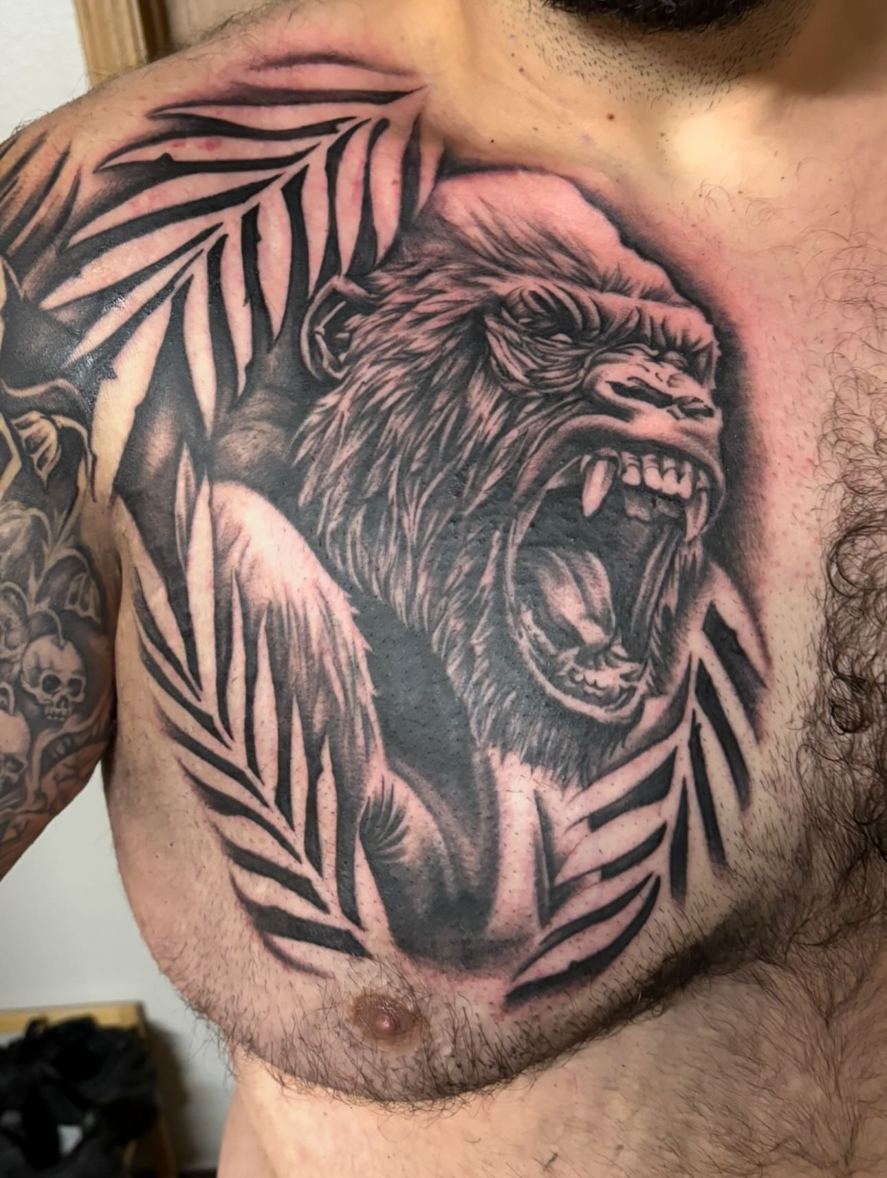 Tattoo by @jesusmunster — realism, black_and_grey