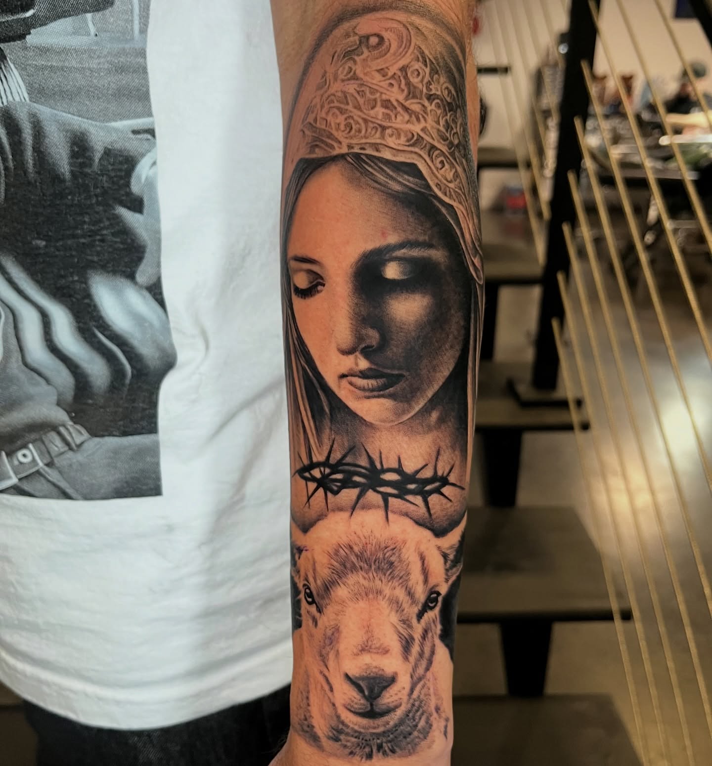 Tattoo by @jessef_tattoo — realism, black_and_grey