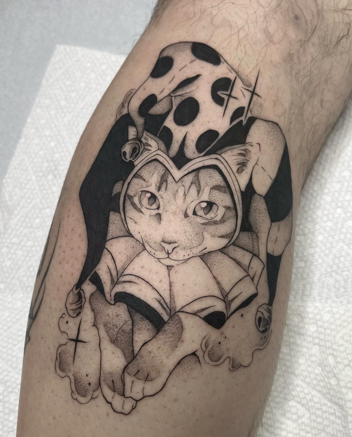 Tattoo by @apriljaytattoo — dotwork, realism
