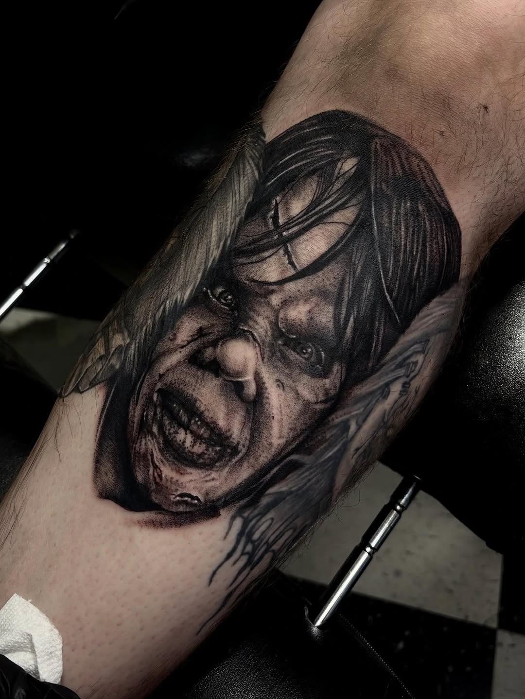 Tattoo by @morgue_ink โ realism, dark_realism