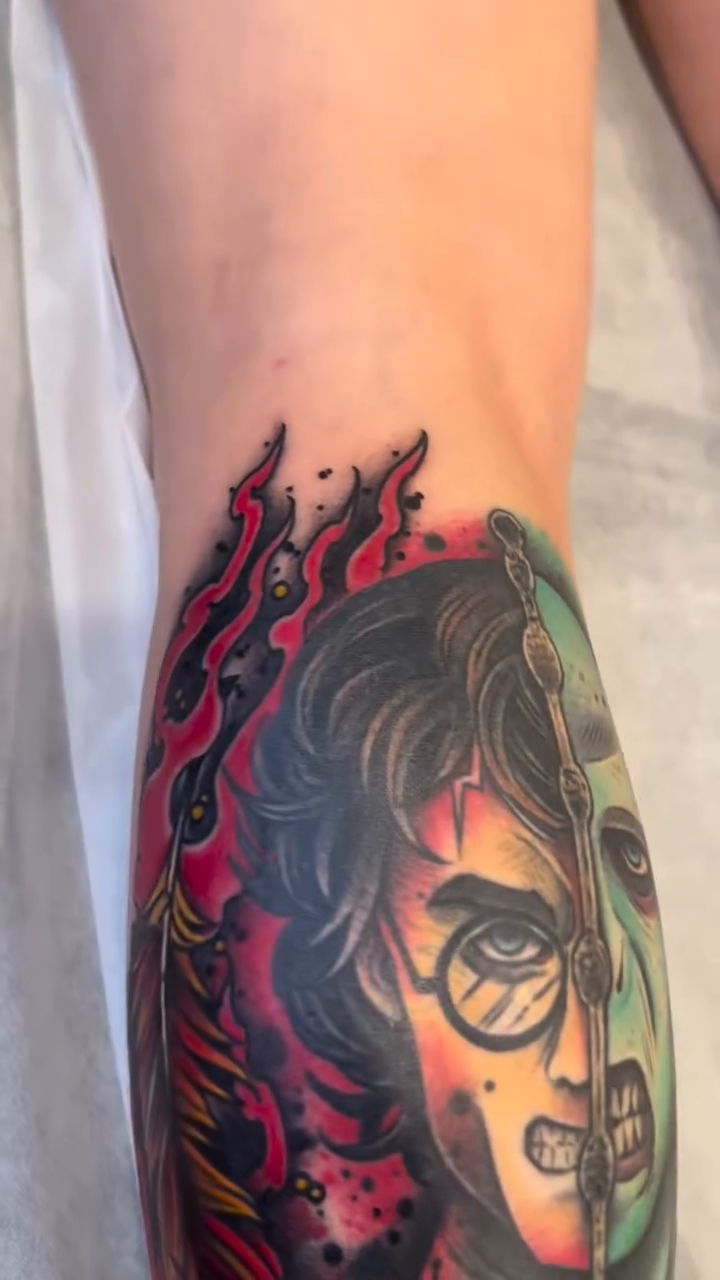 Tattoo by @daemiondesign — neo_traditional, realism