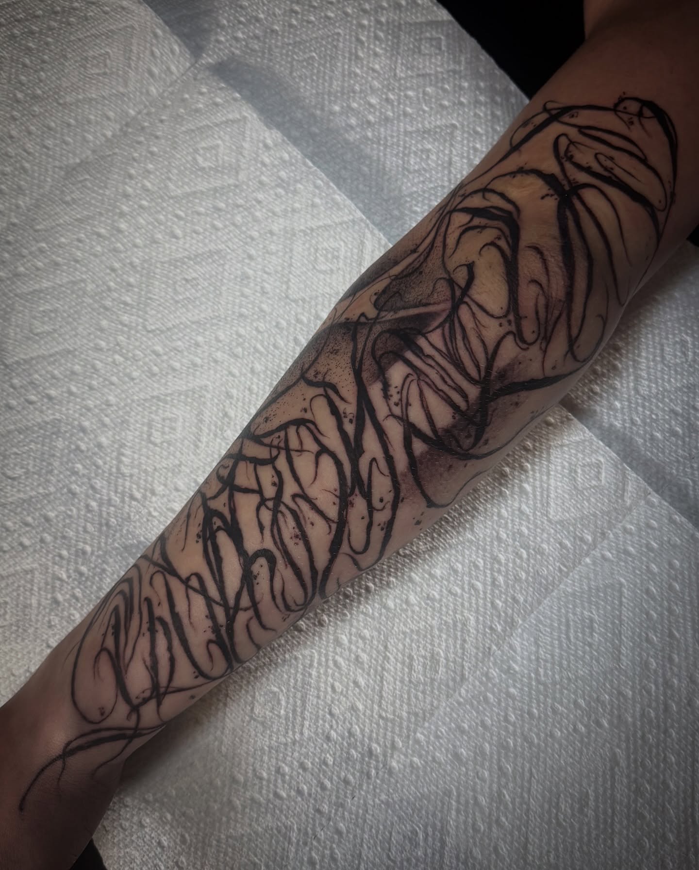 Tattoo by @rorystats — black_and_grey