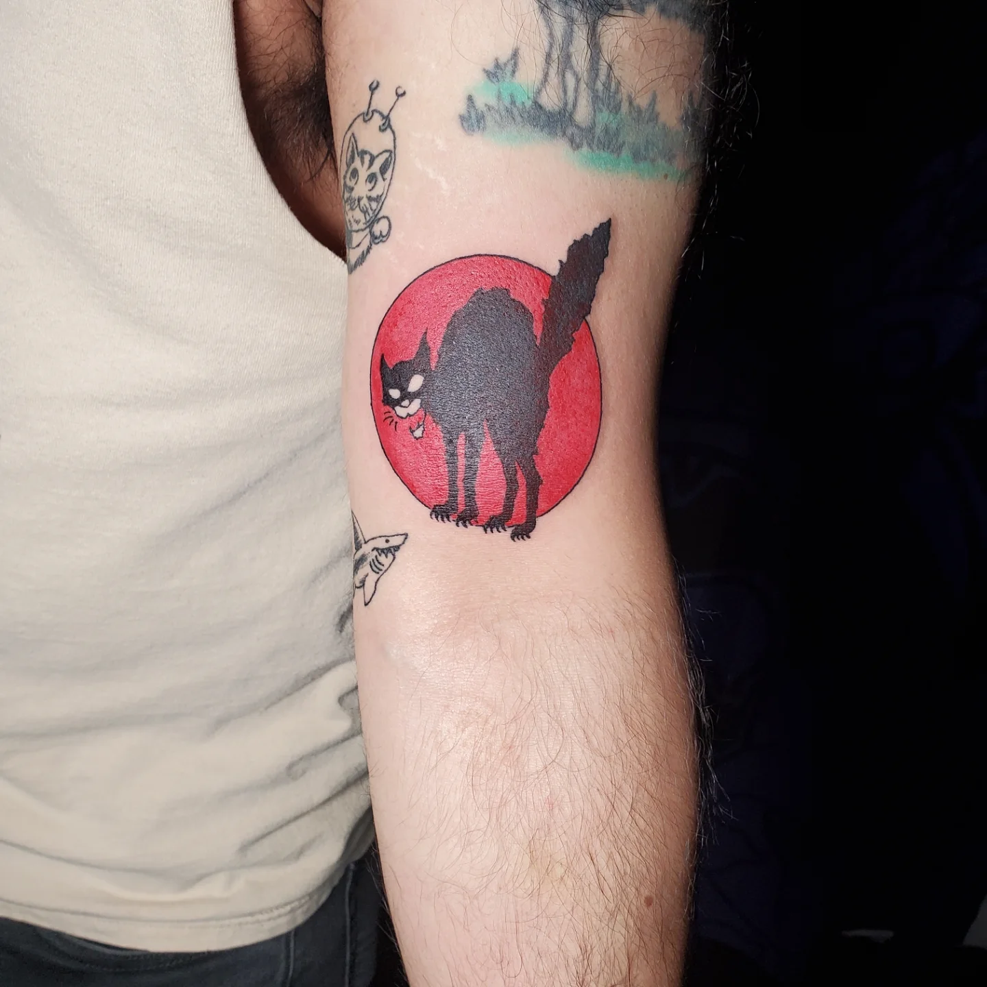 Tattoo by @crookedwil — dotwork