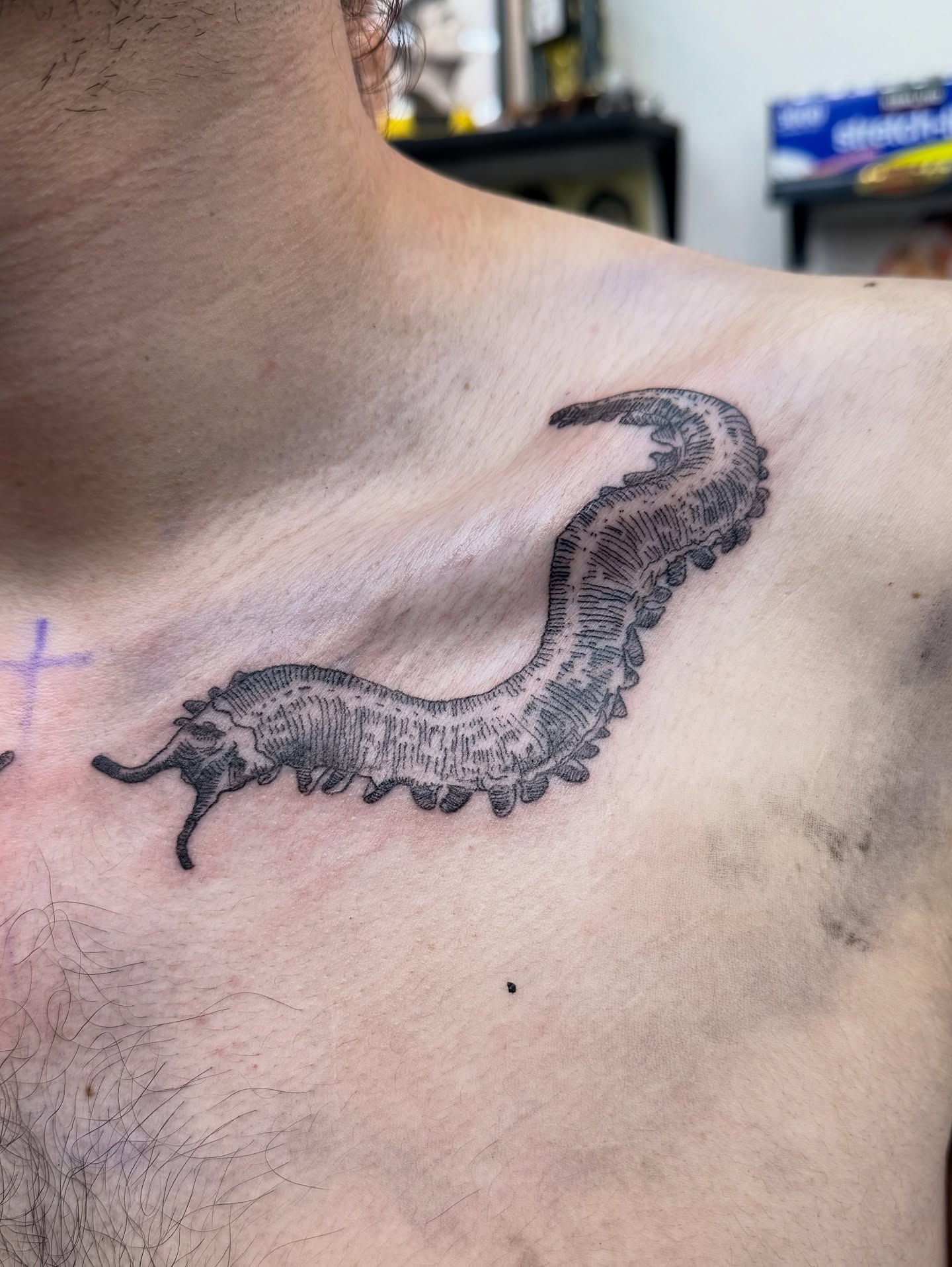 Tattoo by @fig_thetattooer — black_and_grey