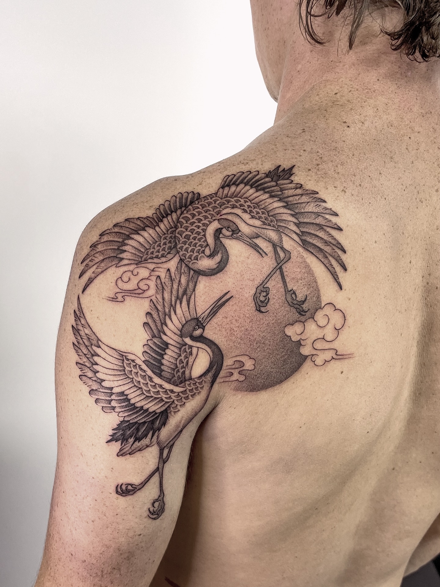 Tattoo by @bradtattoos_ — black_and_grey