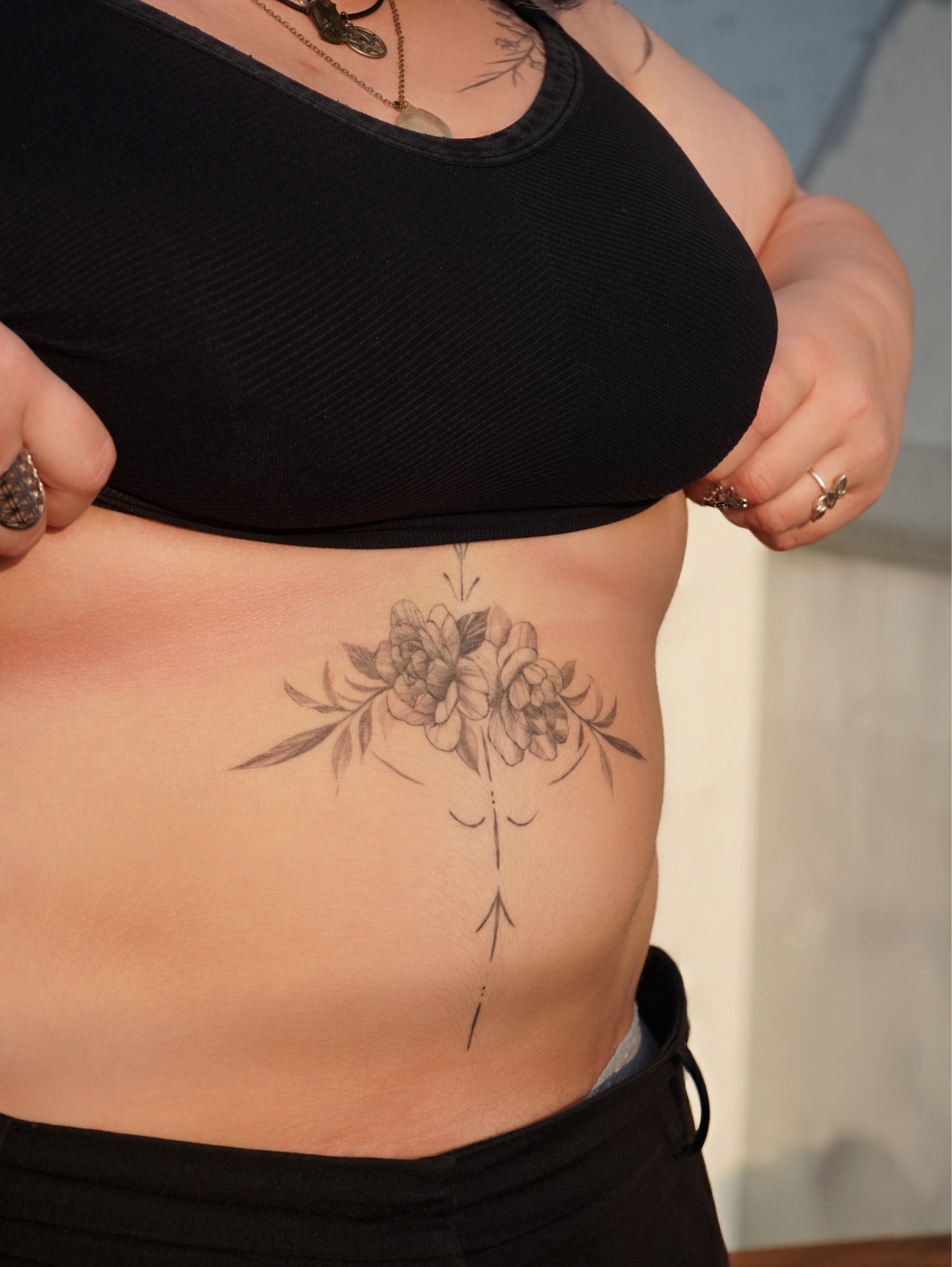 Tattoo by @heoyeon__tattoo — black_and_grey