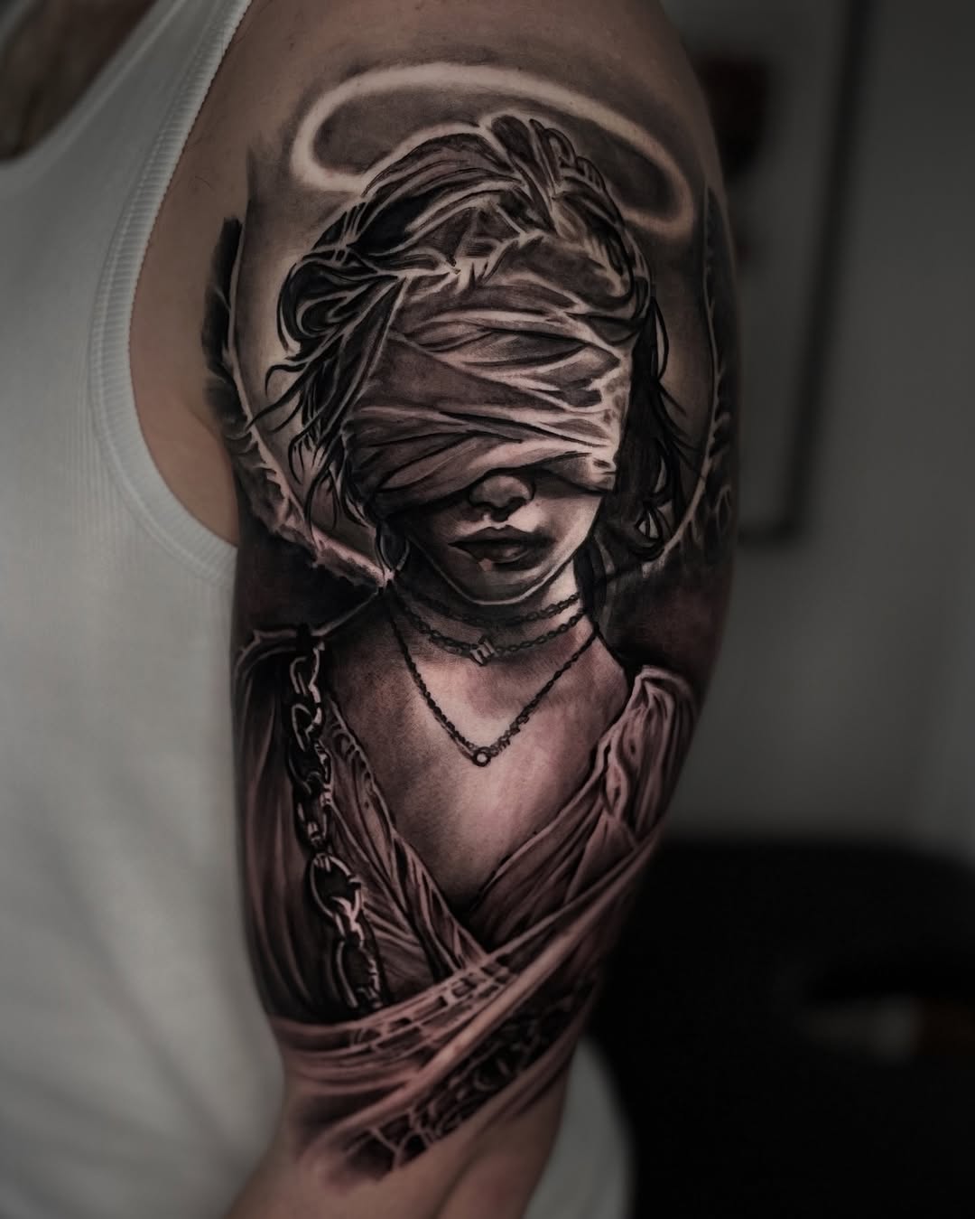 Tattoo by @sim_camillonitattoos — black_and_grey, realism