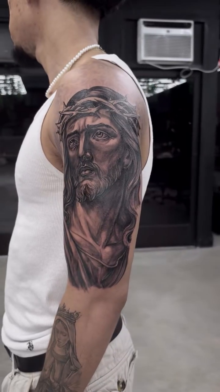 Tattoo by @inkbyisa_ — realism, black_and_grey