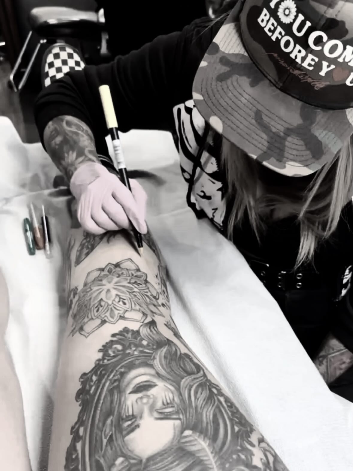 Tattoo by @kasey.tattoos โ black_and_grey, realism