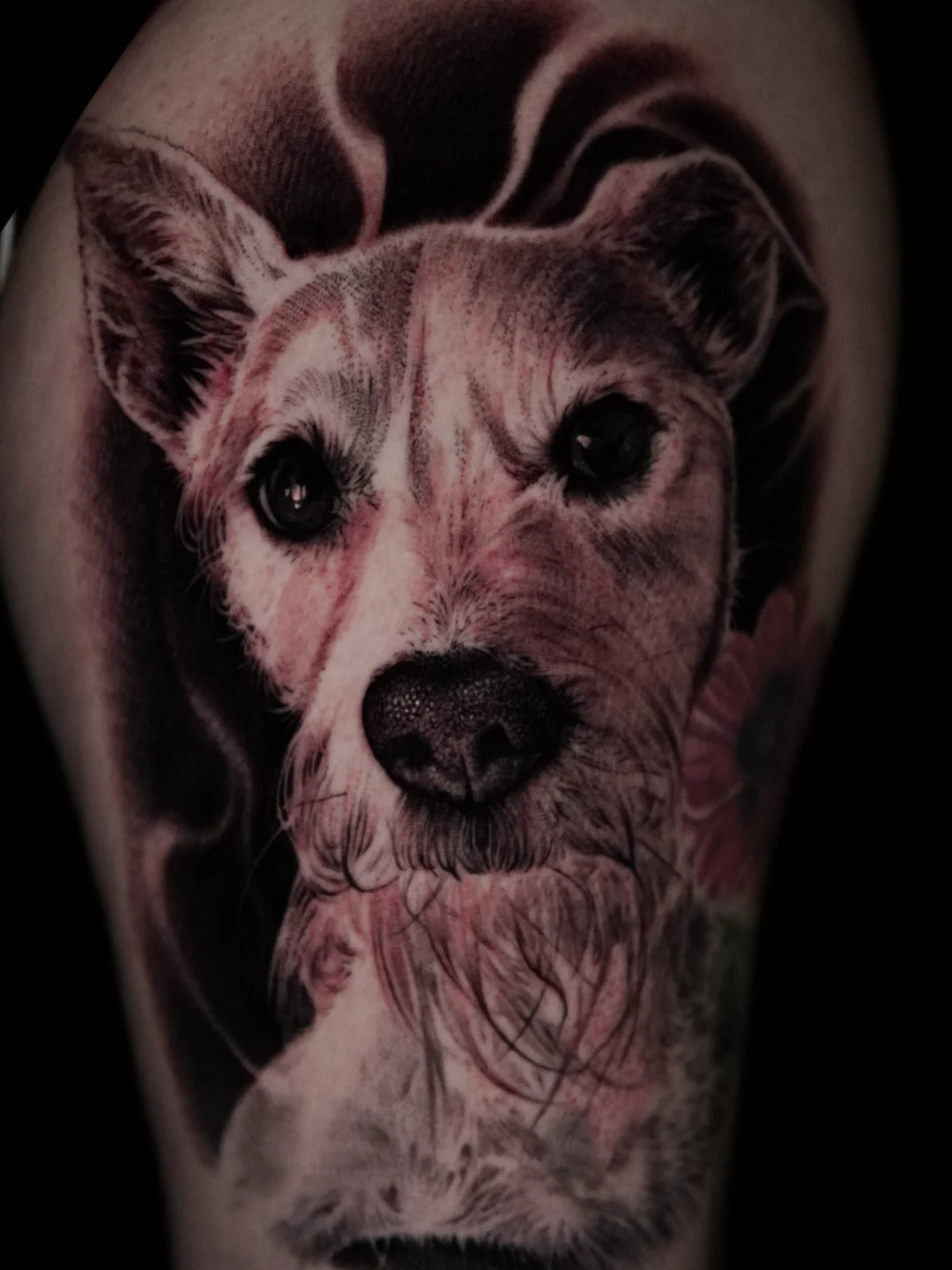 Tattoo by @alexpeatattoos — realism, dotwork