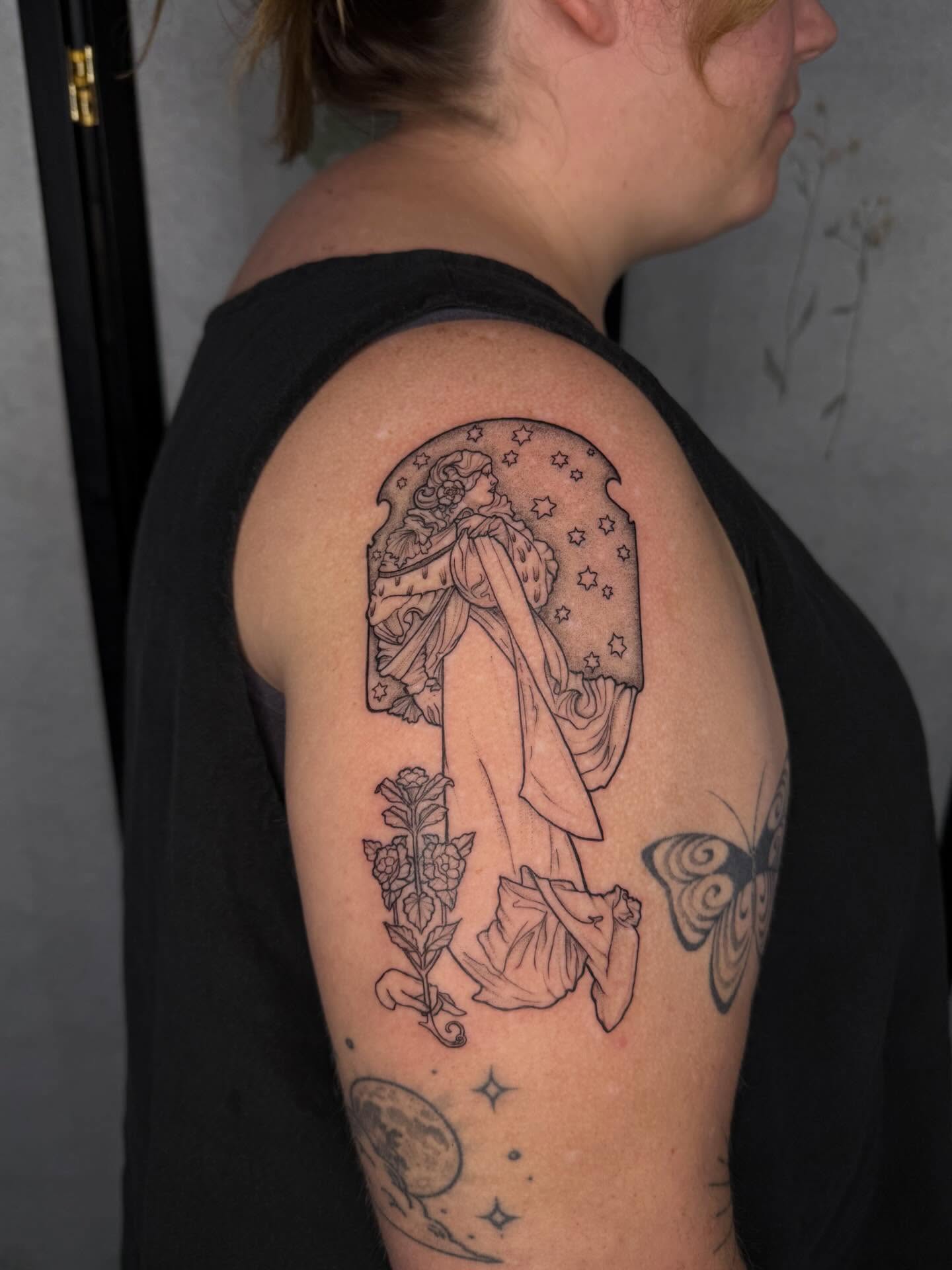 Tattoo by @noelle_adrienne — black_and_grey, illustrative