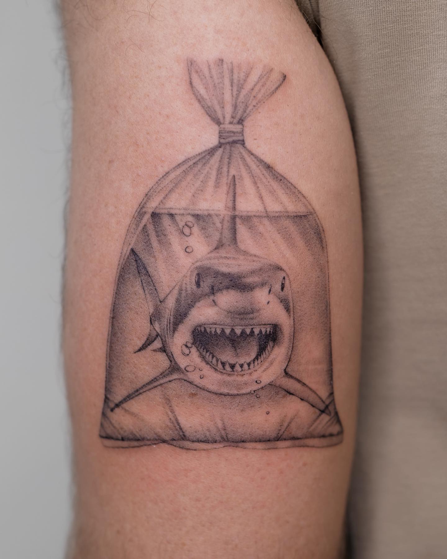 Tattoo by @jjjaylud — black_and_grey, realism