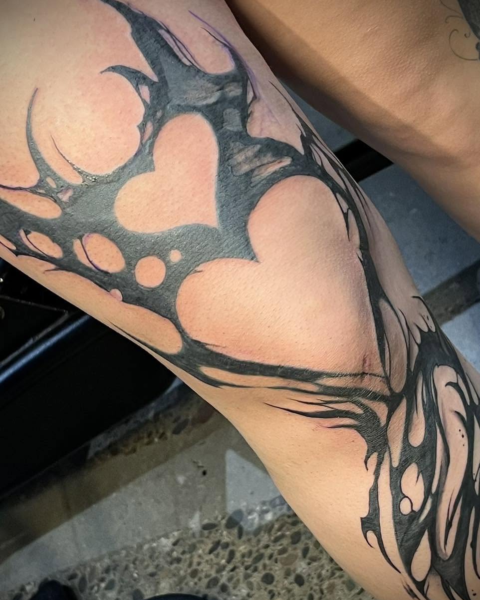 Tattoo by @lamarbodyart — tribal