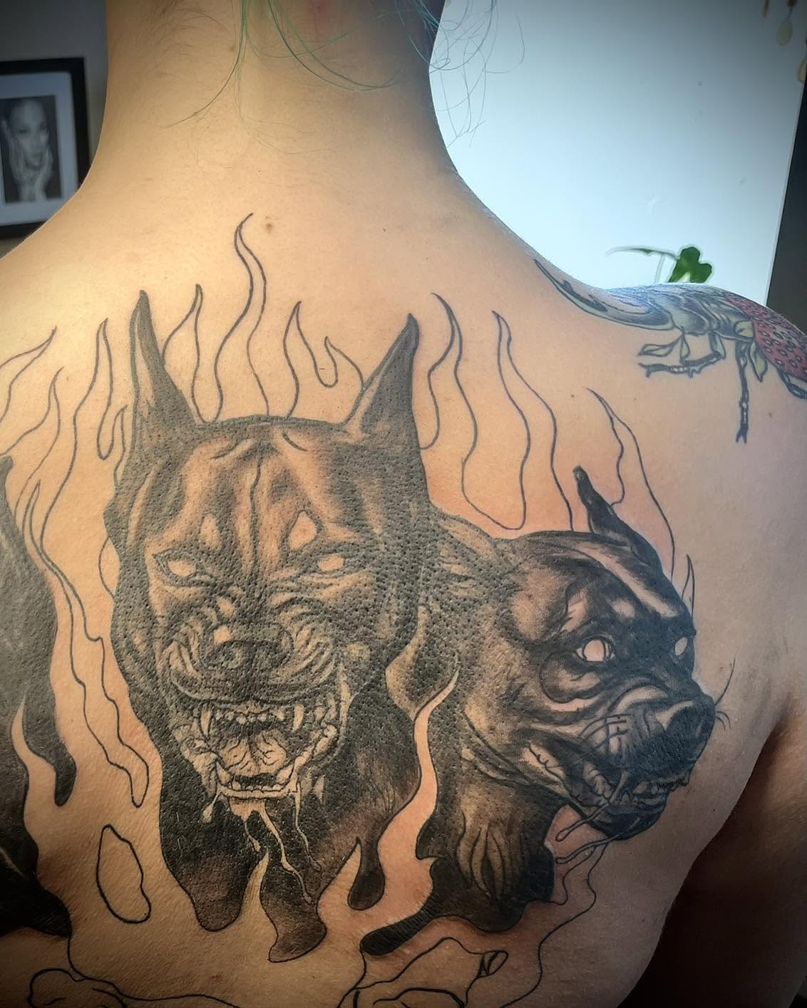 Tattoo by @lamarbodyart — black_and_grey, realism