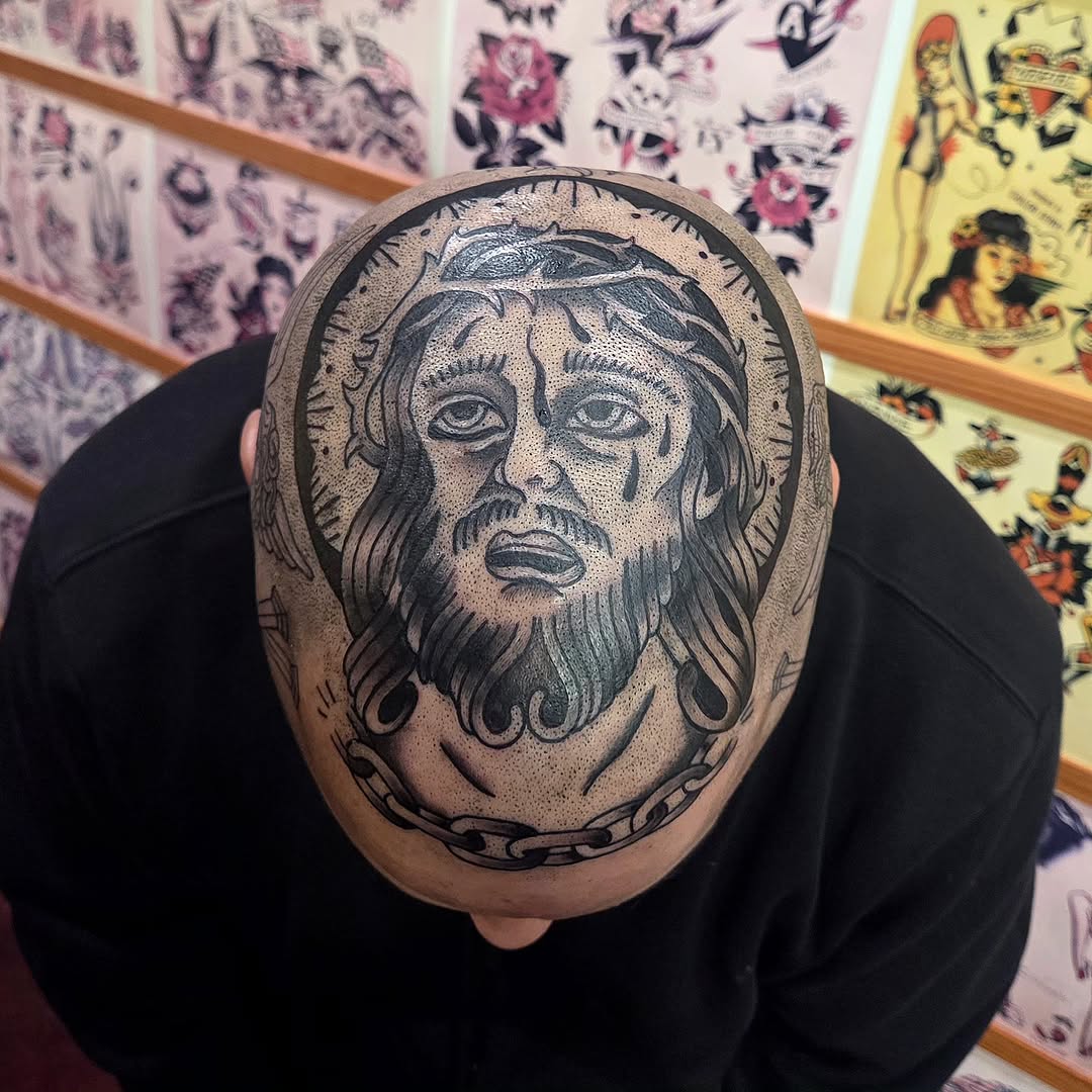 Tattoo by @katconiglioart — american_traditional, black_and_grey