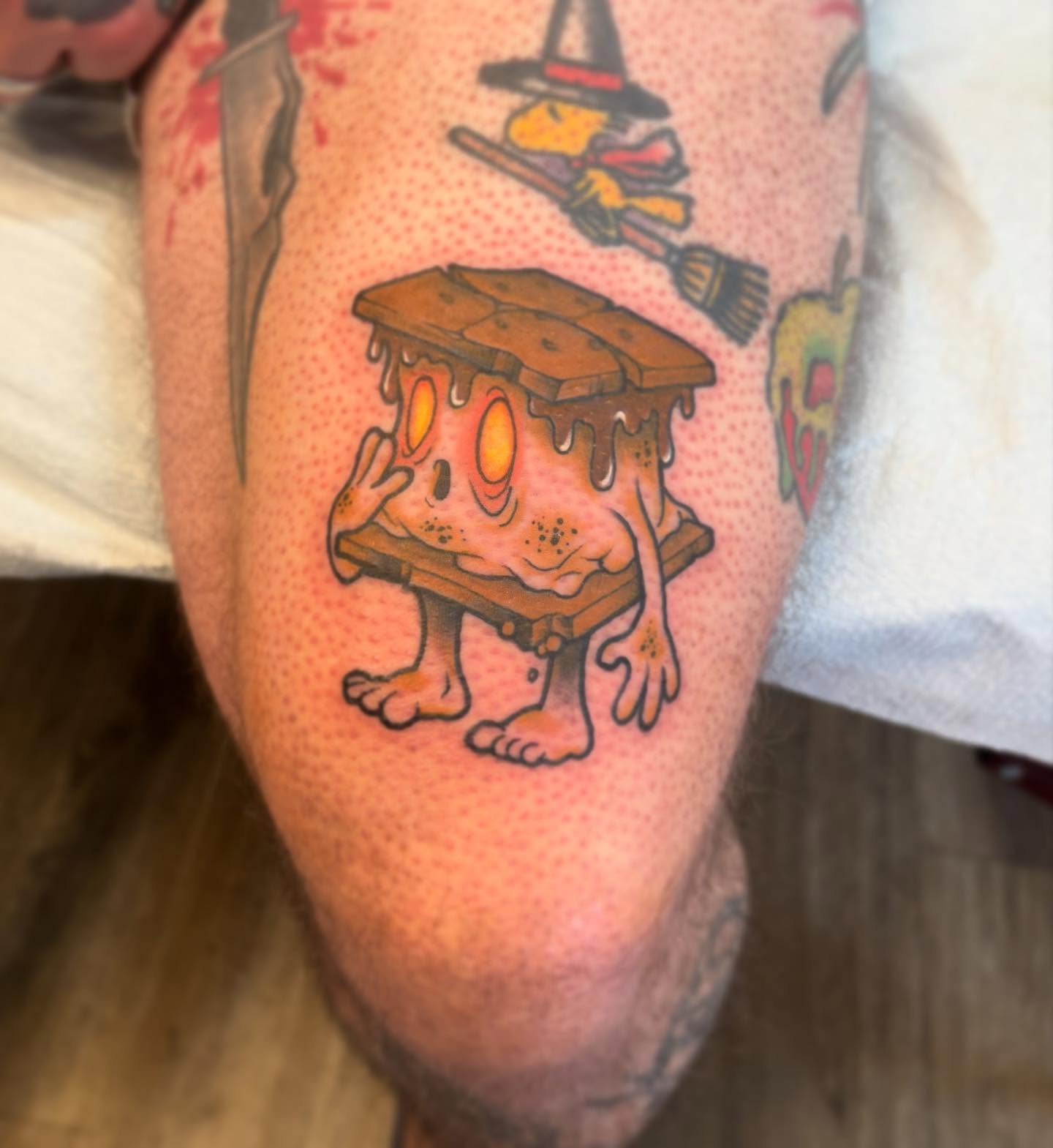Tattoo by @rbornetattoo — dotwork