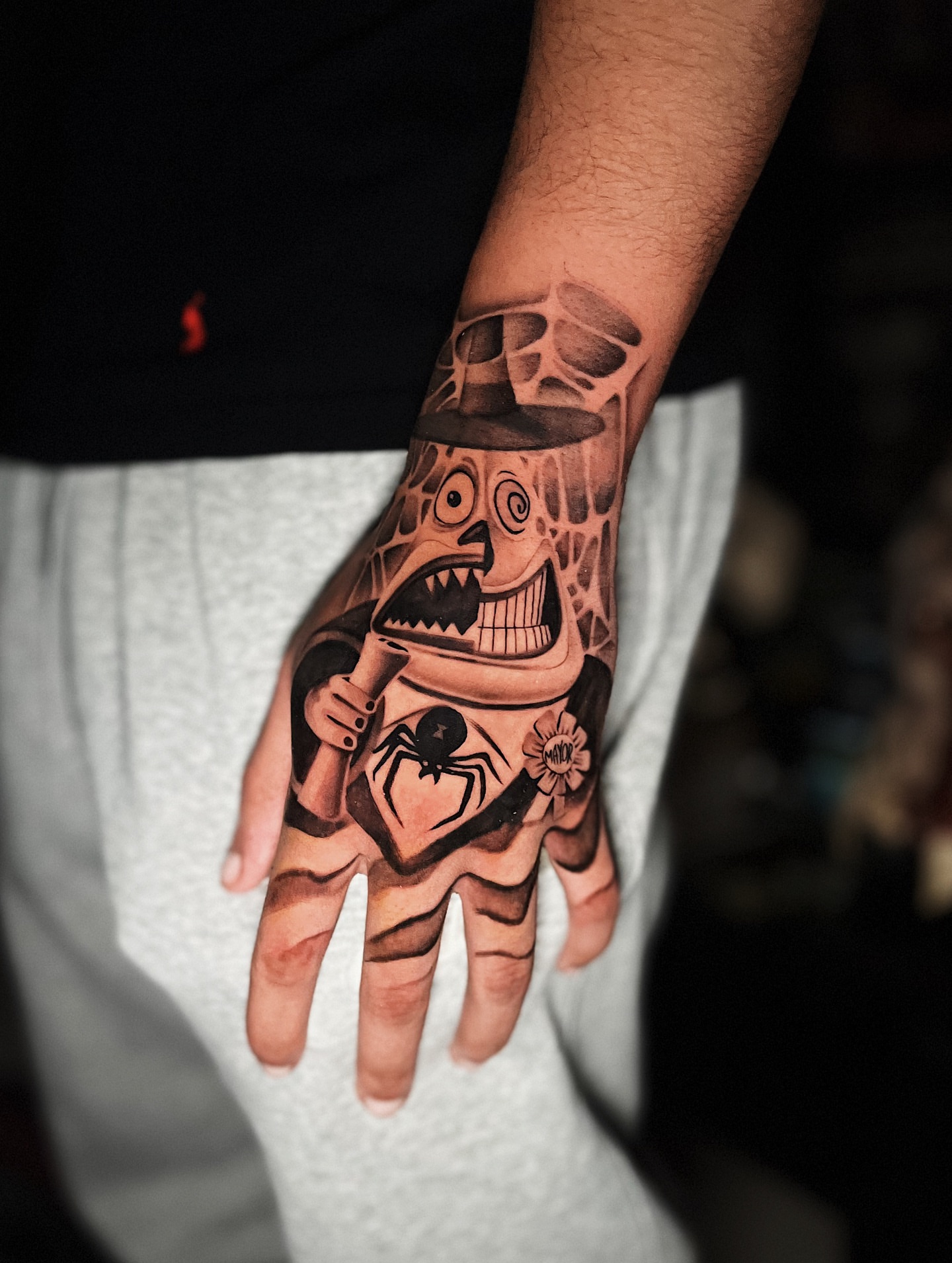 Tattoo by @crooksink — black_and_grey