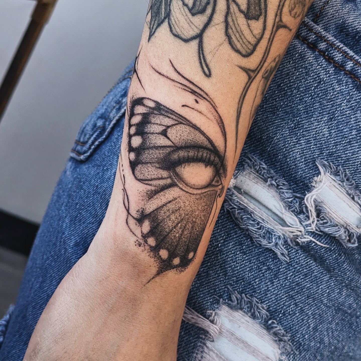 Tattoo by @jasdillonart — dotwork