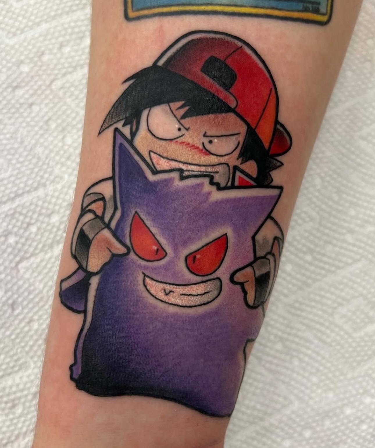 Tattoo by @toriwartooth — anime