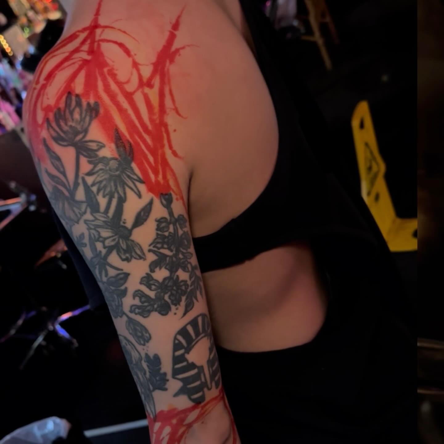 Tattoo by @quail.tattoos — black_and_grey, geometric