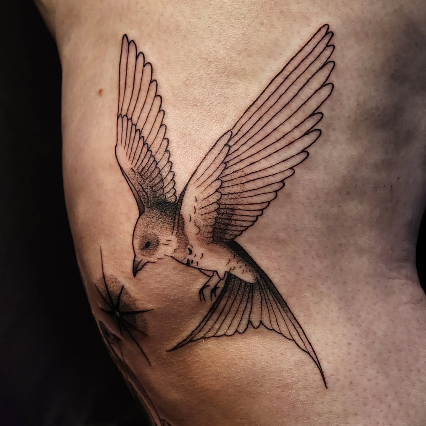 Tattoo by @mimmsytattoo — dotwork