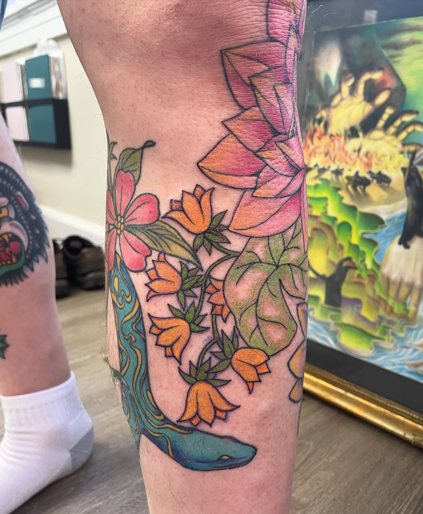 Tattoo by @lyndzee_ — new_school, geometric