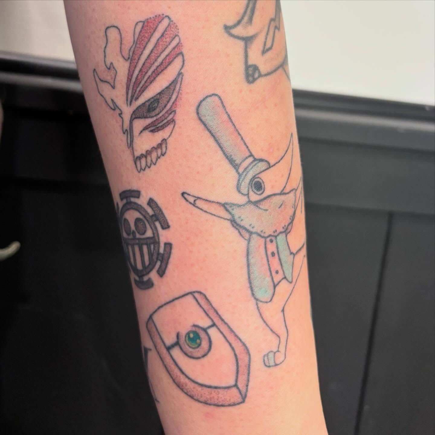 Tattoo by @manicpixietattoos — anime