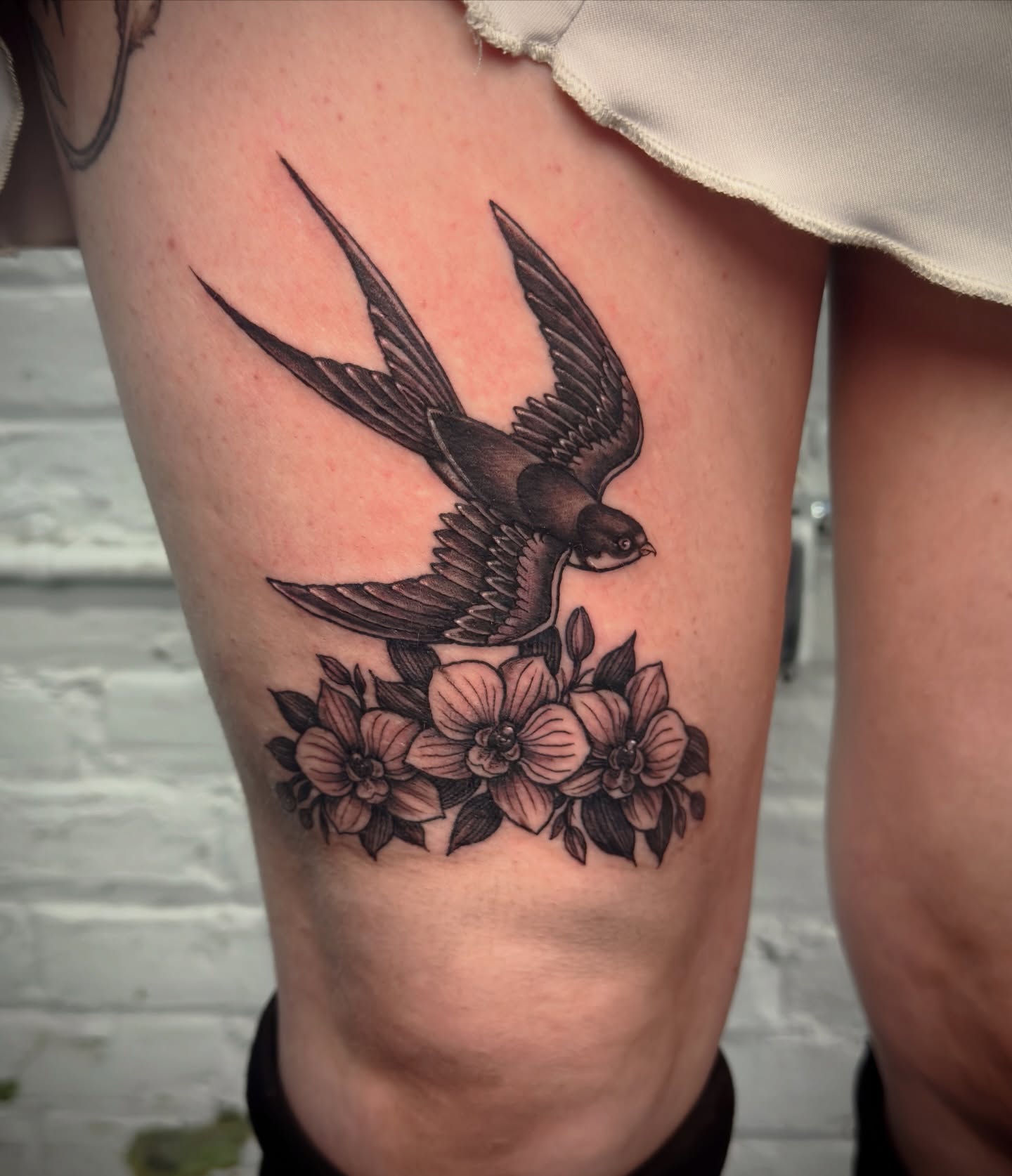 Tattoo by @brock_tattoos — black_and_grey