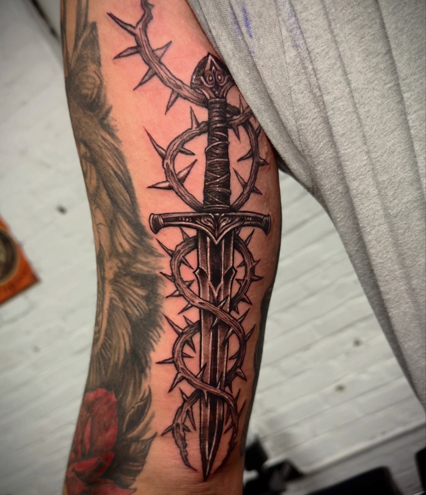 Tattoo by @brock_tattoos — black_and_grey, realism