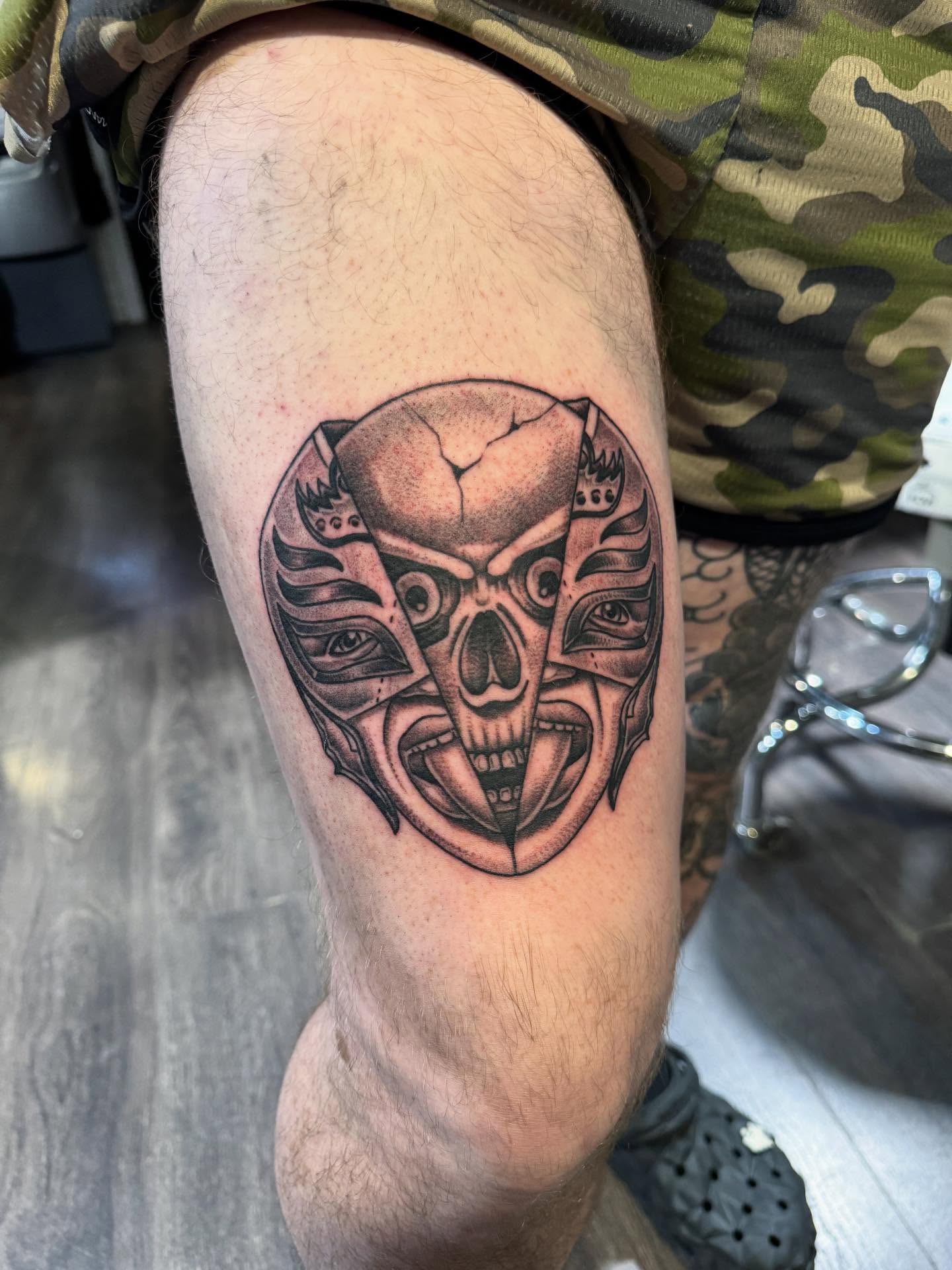 Tattoo by @plata3rl — black_and_grey, realism