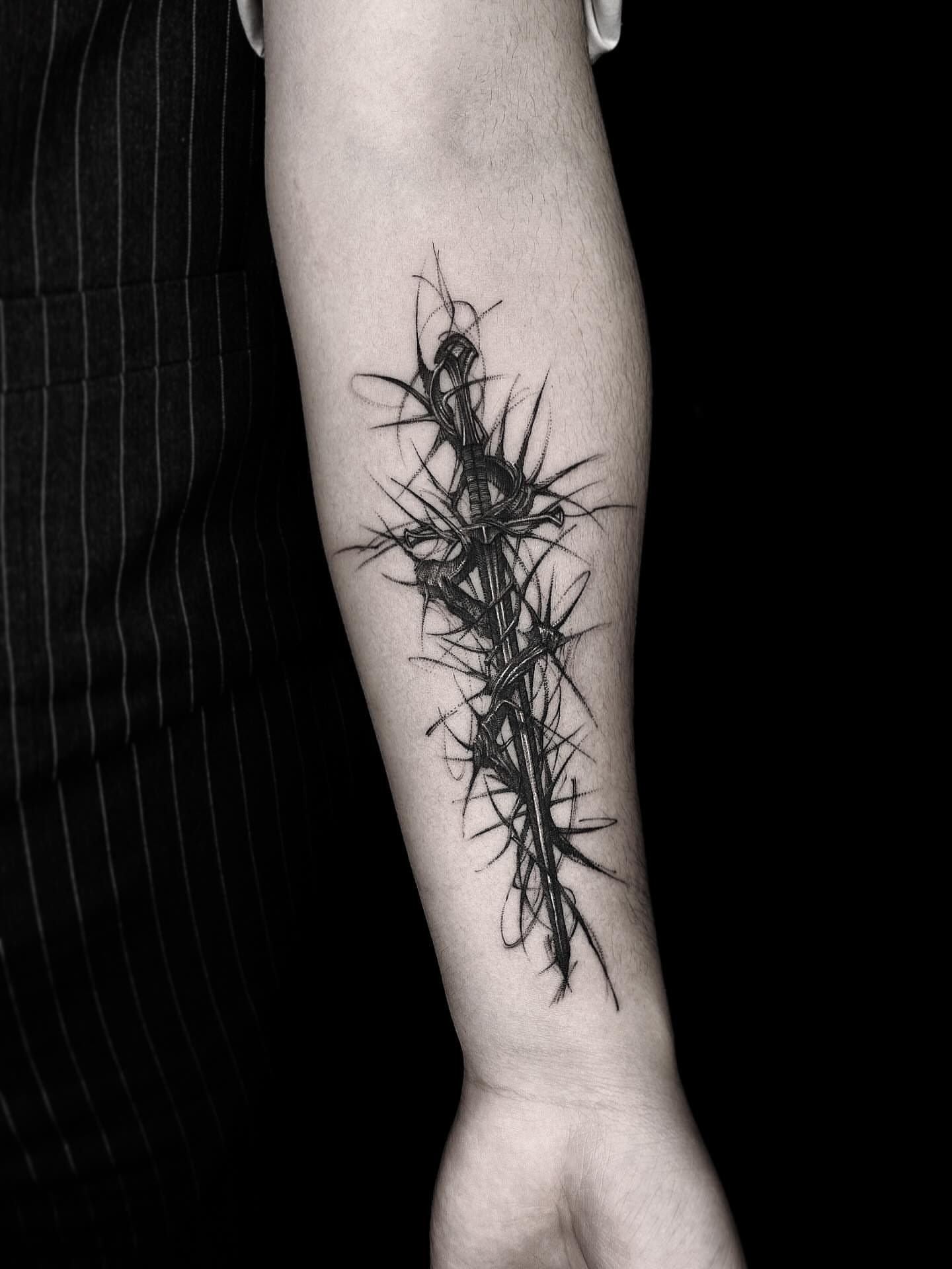 Tattoo by @tamilia_howall — black_and_grey