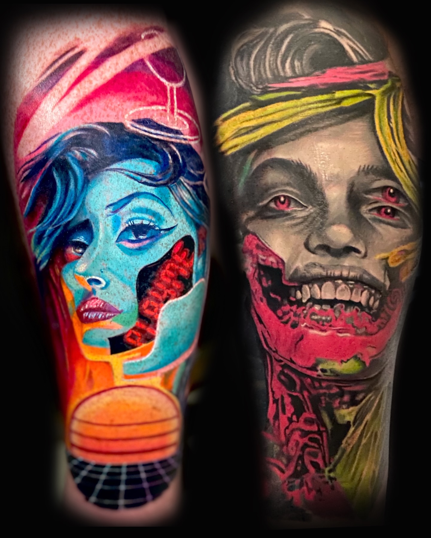 Tattoo by @skalleywagtattooer — realism, dark_realism