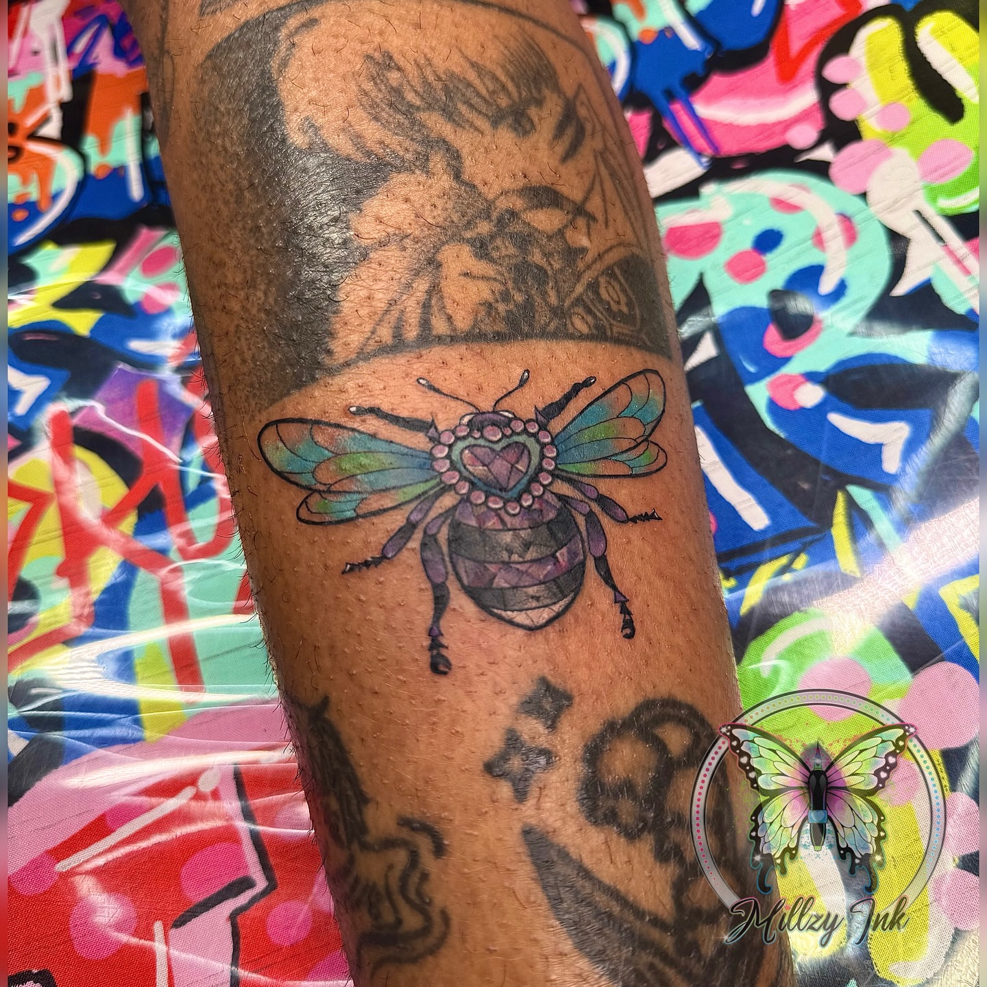 Tattoo by @millzyink — new_school, watercolor