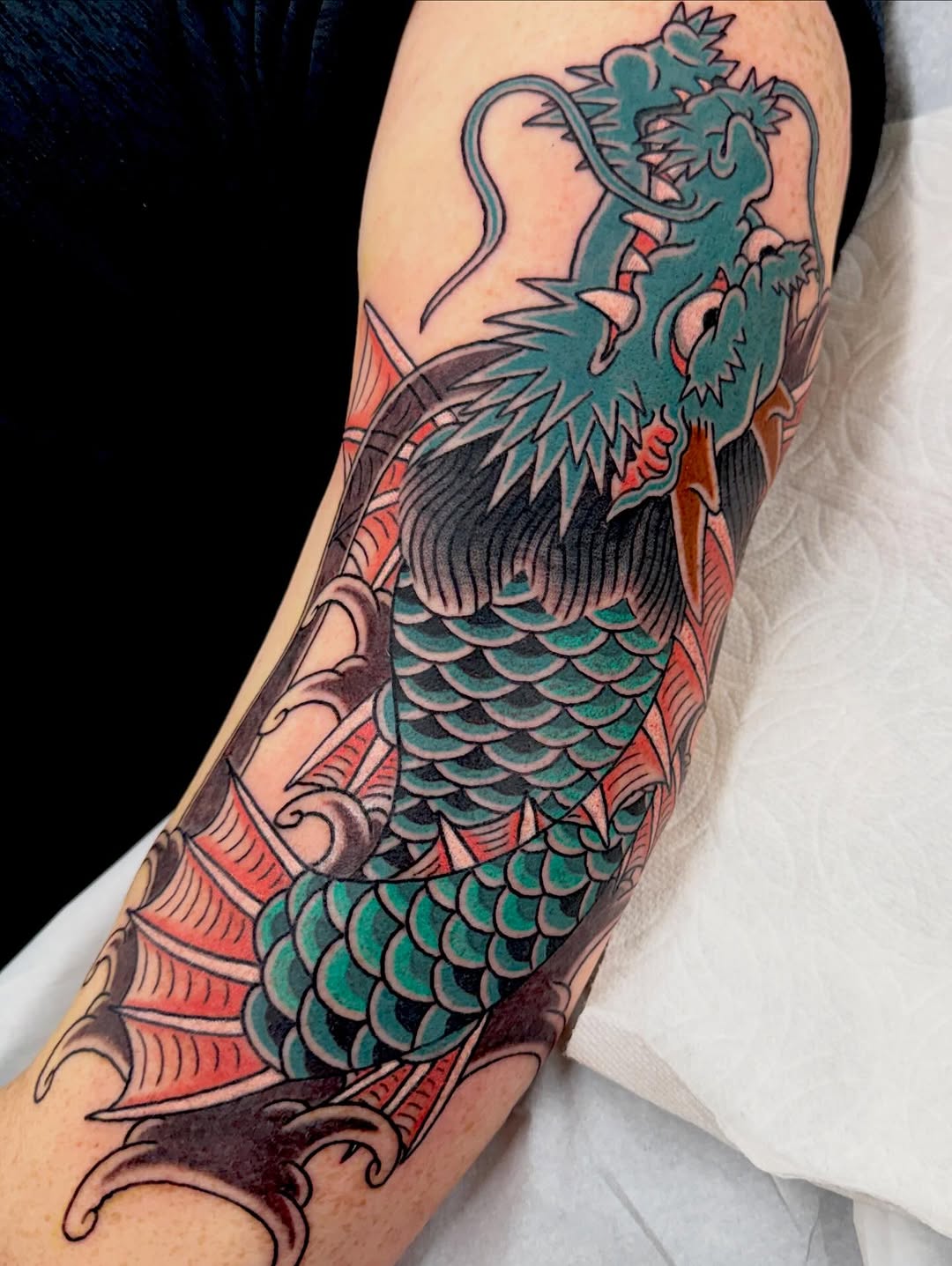 Tattoo by @rockyburley โ japanese_irezumi