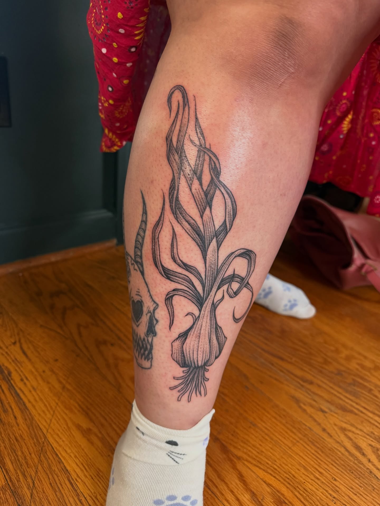 Tattoo by @pdv — black_and_grey