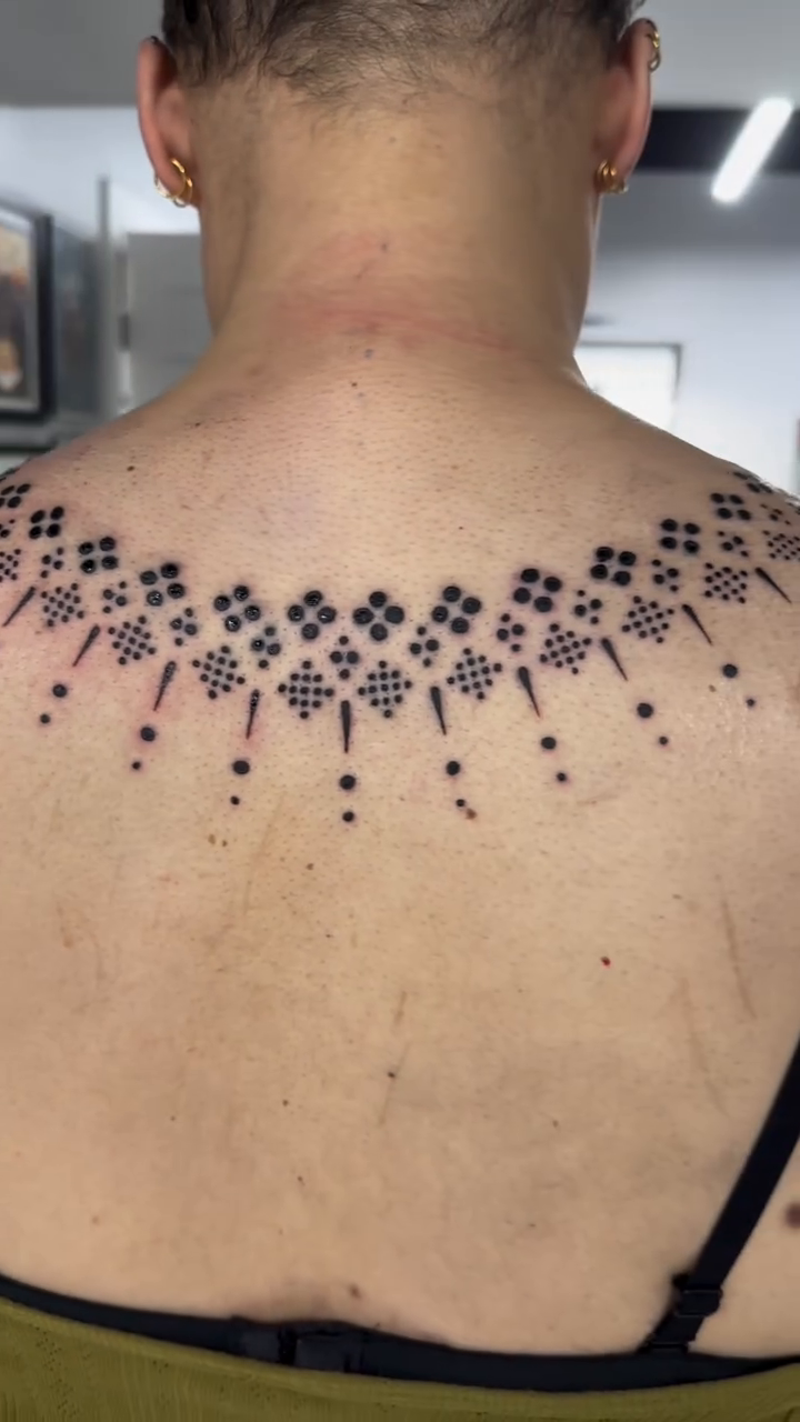 Tattoo by @by_keroosha — ornamental, dotwork