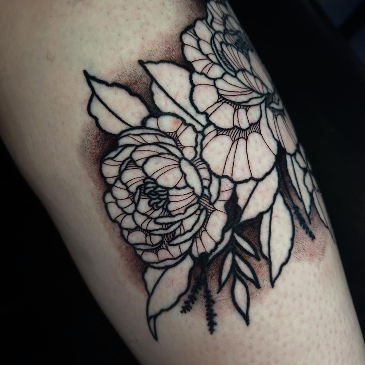 Tattoo by @dani_does_tatts โ black_and_grey