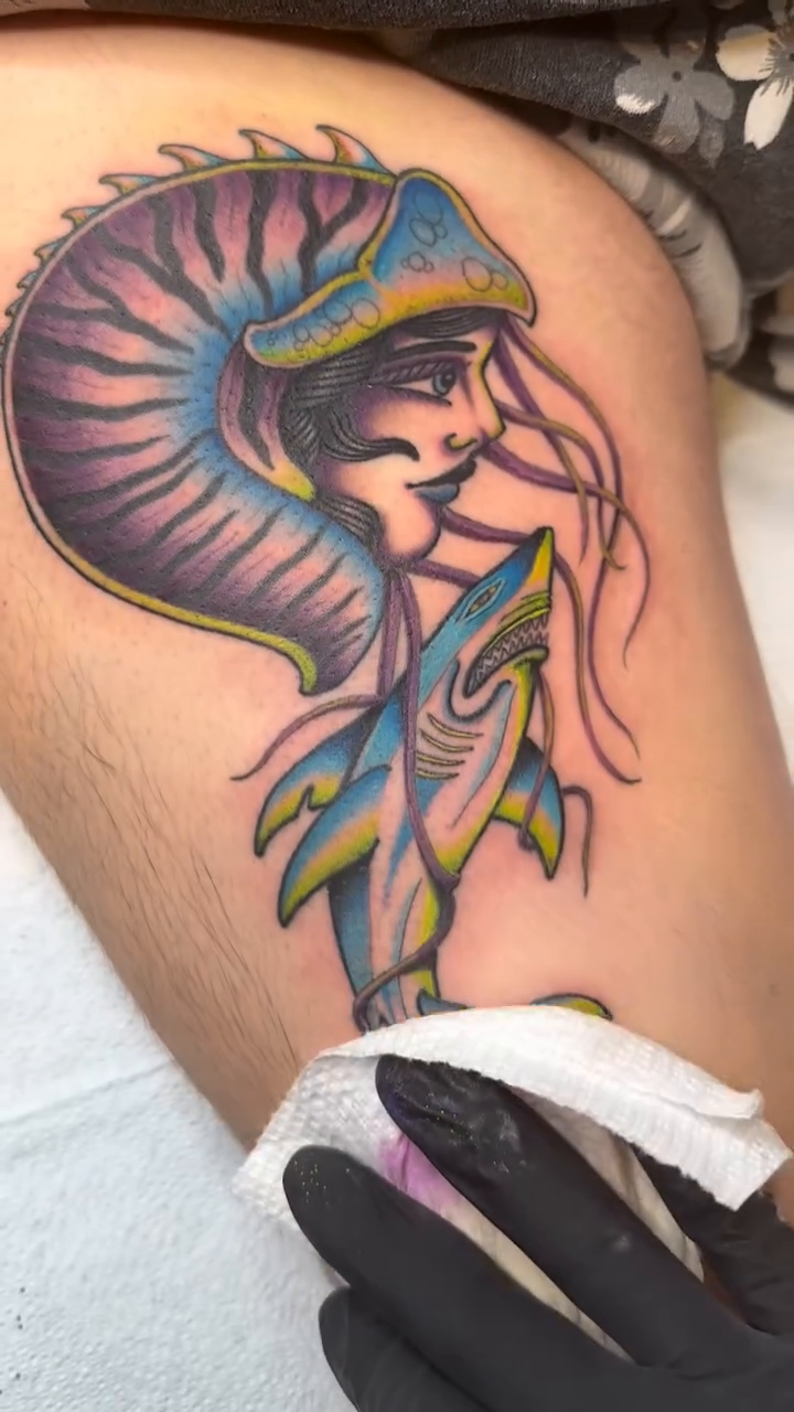 Tattoo by @juareztattoos — neo_traditional, realism