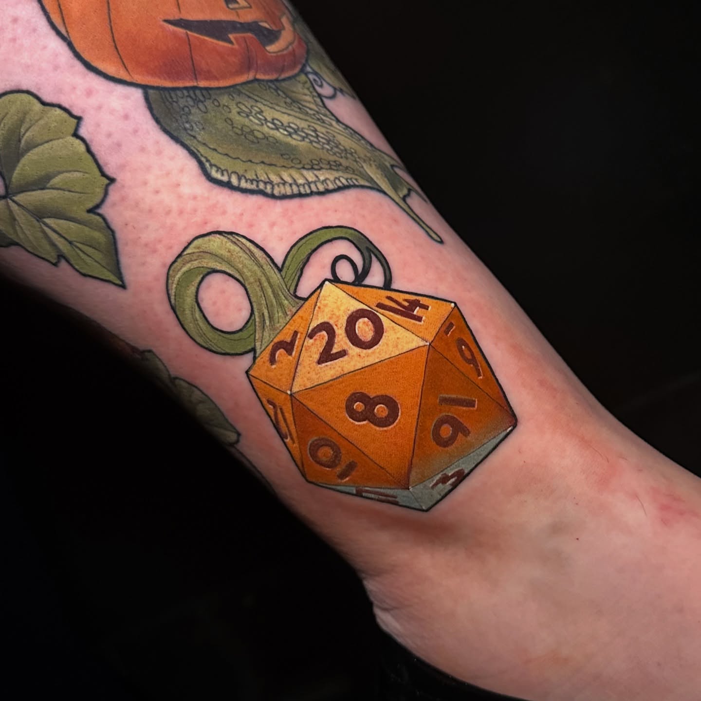 Tattoo by @tattoosandtealeaves — dotwork