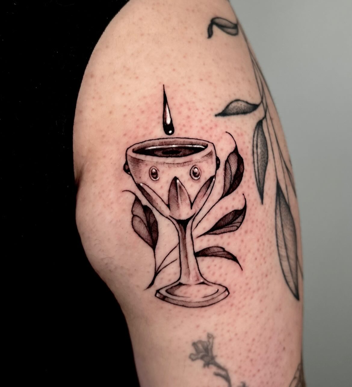 Tattoo by @pixisoda โ black_and_grey