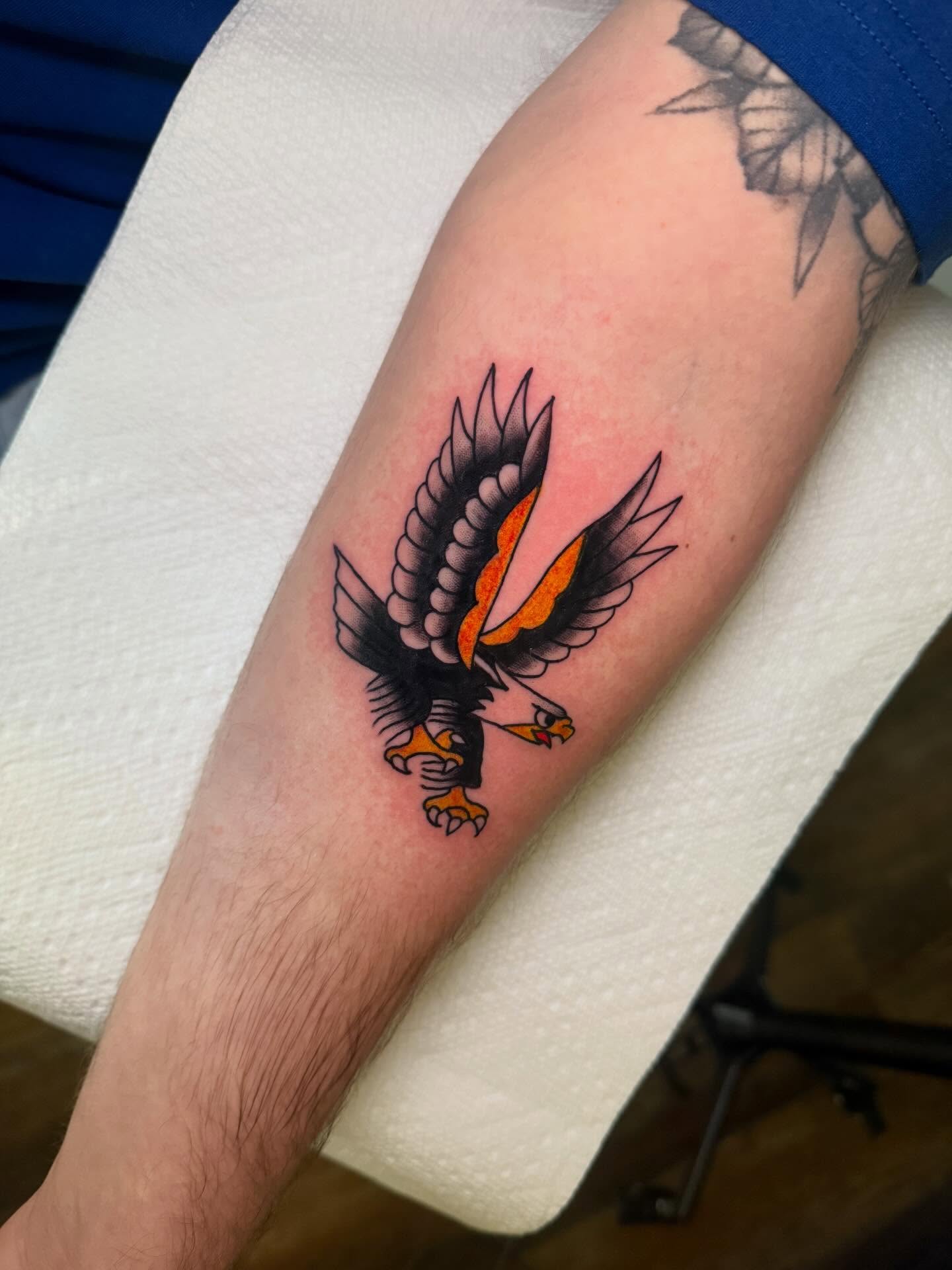 Tattoo by @trashcattattoos — american_traditional