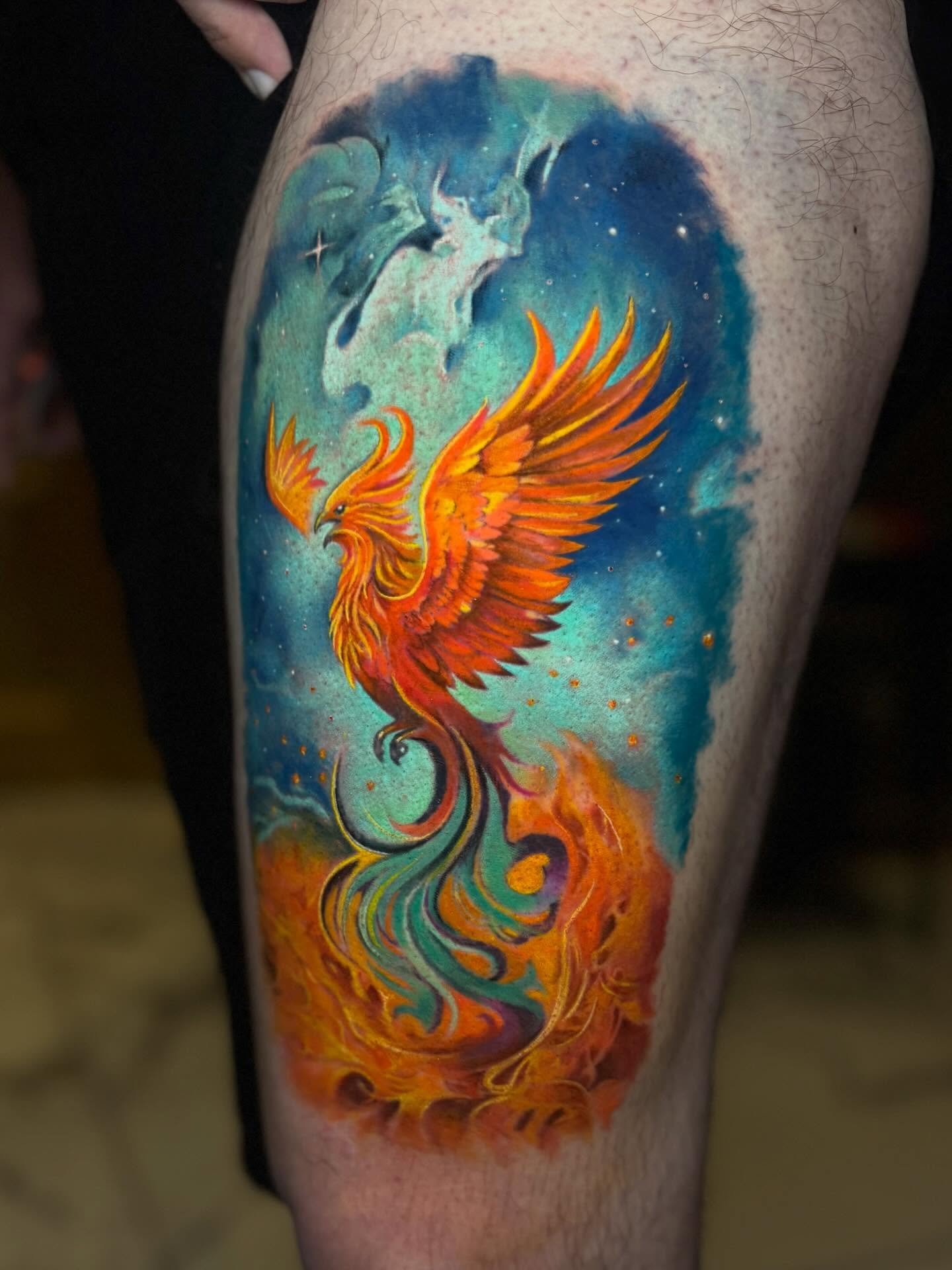 Tattoo by @tiptopartist — watercolor, illustrative